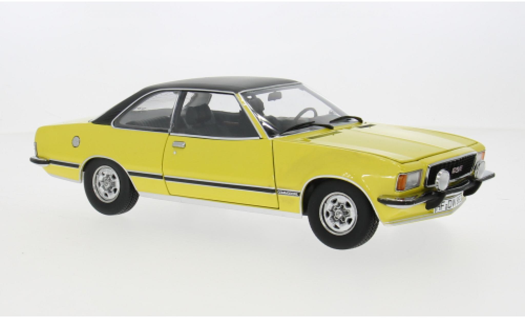 Opel Commodore 1/18 Touring B Coupe GS/E yellow 1975 1:18 diecast model cars