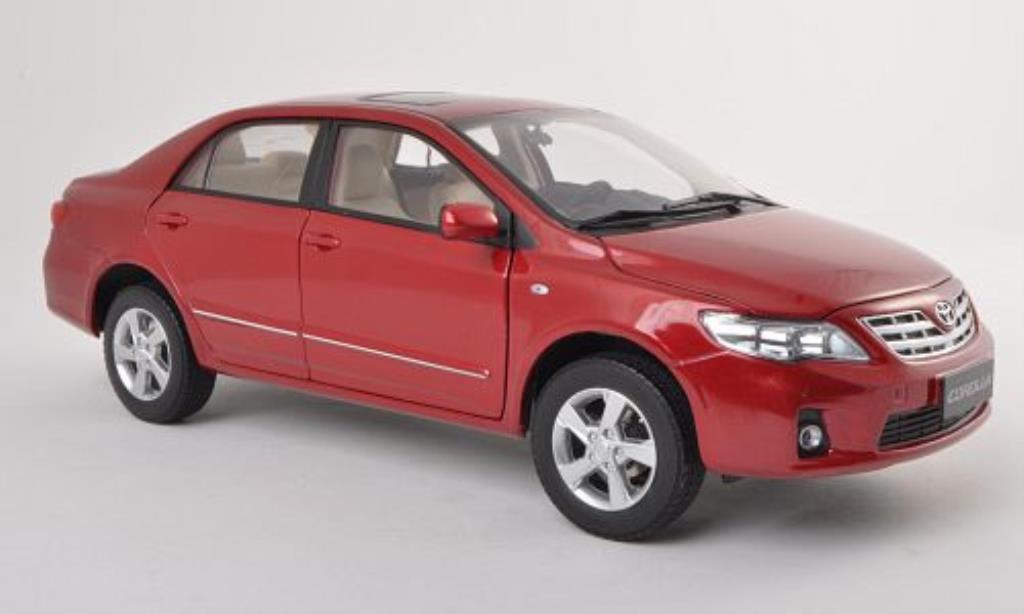 Toyota Corolla 1/18 Paudi red 2011 diecast model cars