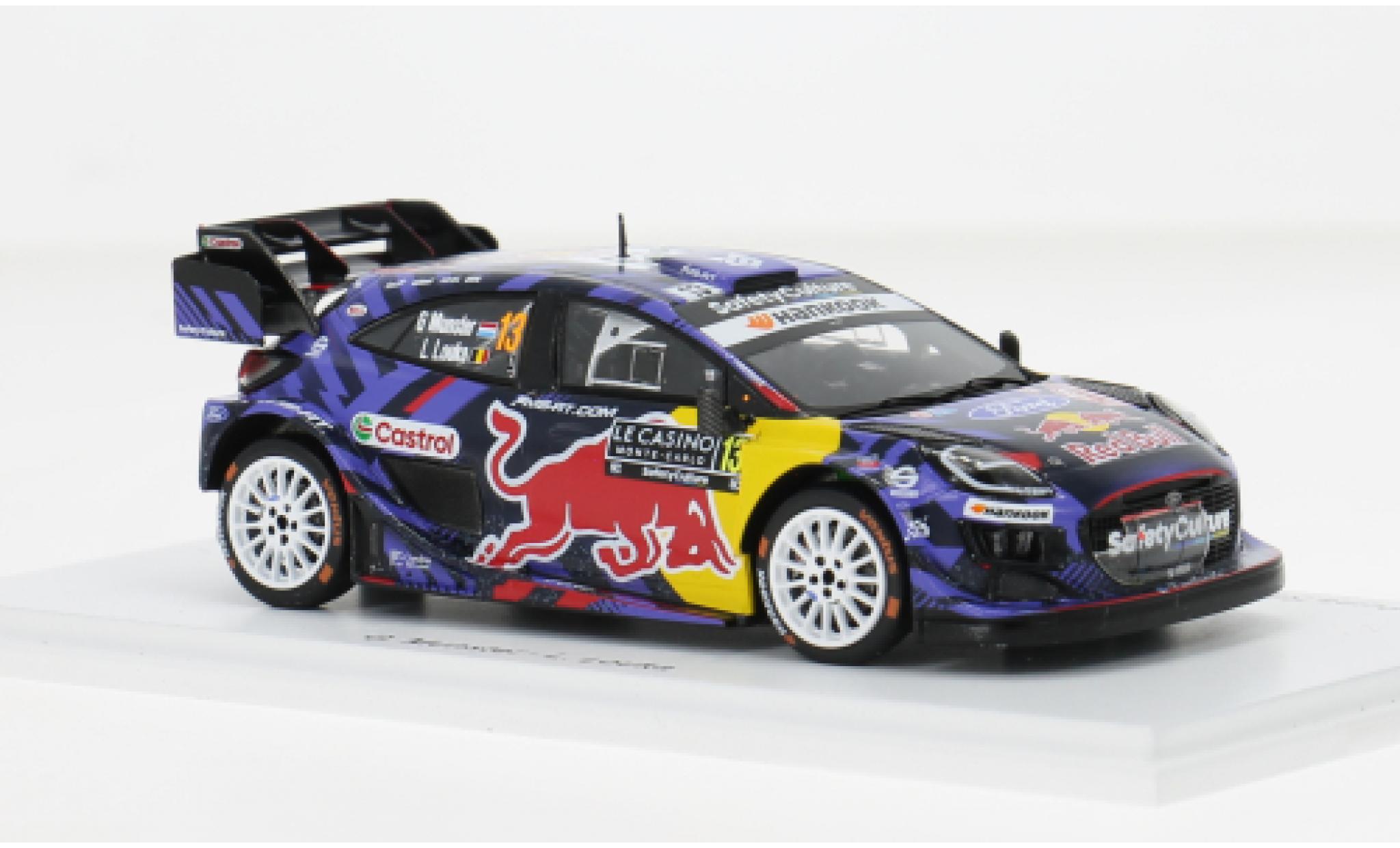 Toyota Yaris 1/43 Spark GR Rally 1 Rally Monte Carlo 2025 #13 G.Munster/L.Louka 1:43 diecast model cars