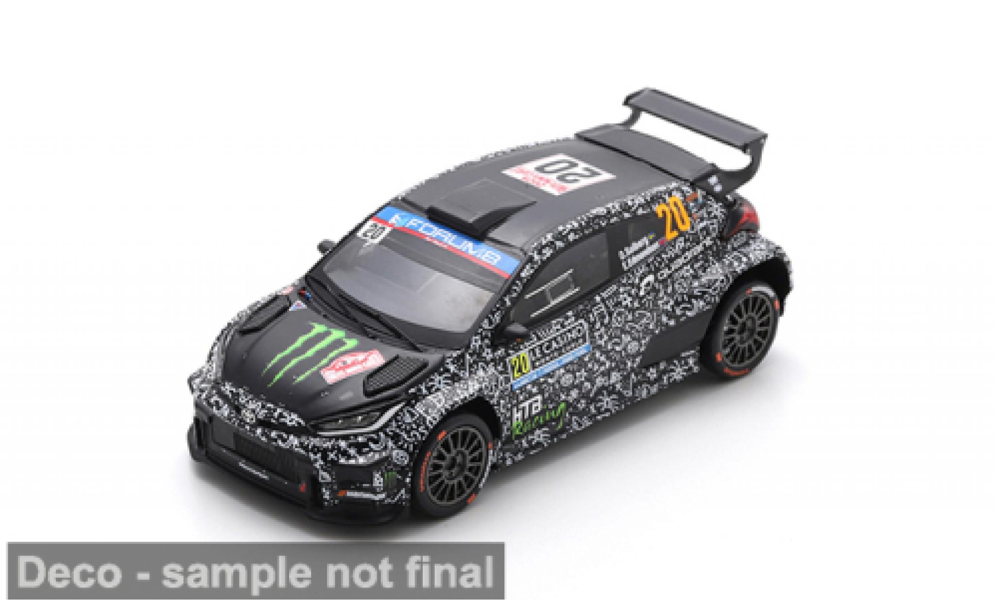 Toyota Yaris 1/43 Spark GR Rally 2 Rally Monte Carlo 2025 #20 O.Solberg/E.Edmondson 1:43 diecast model cars