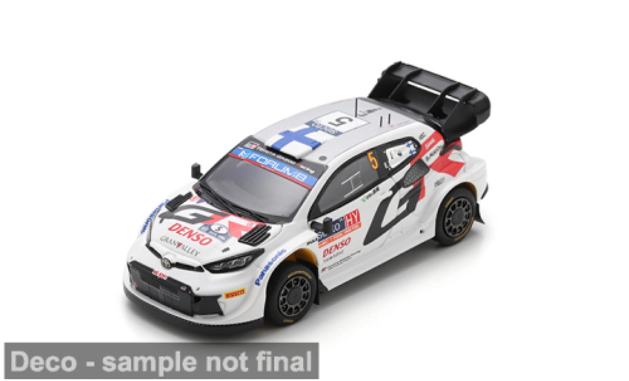 Toyota Yaris 1/43 Spark GR Rally1 Hybrid Rally Finland 2024 #5 S.Pajari/E.M&auml;lk&ouml;nen 1:43 diecast model cars