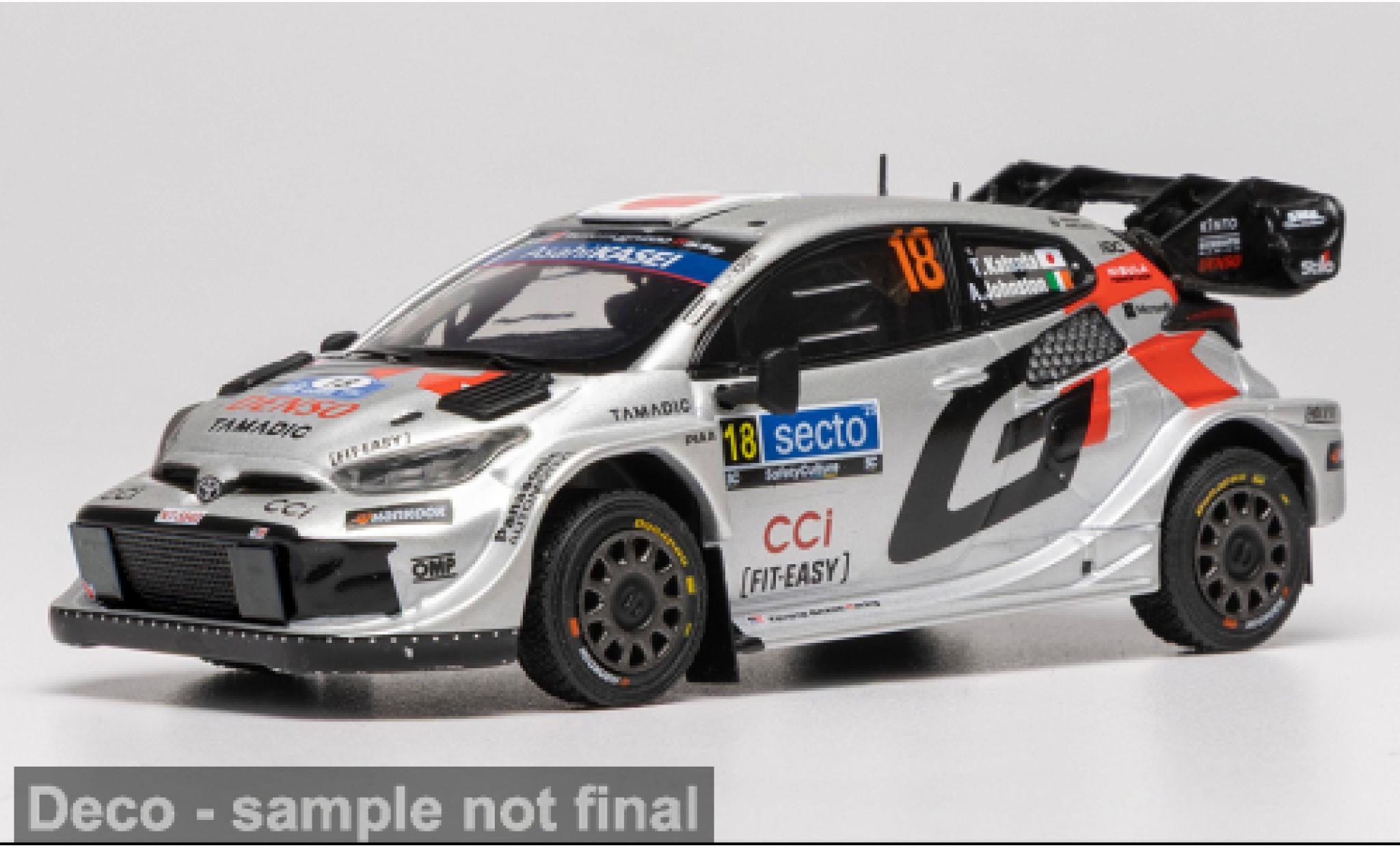 Toyota Yaris 1/43 IXO GR Rally1 Rally Finland 2025 #18 T.Katsuta/A.Johnston 1:43 diecast model cars