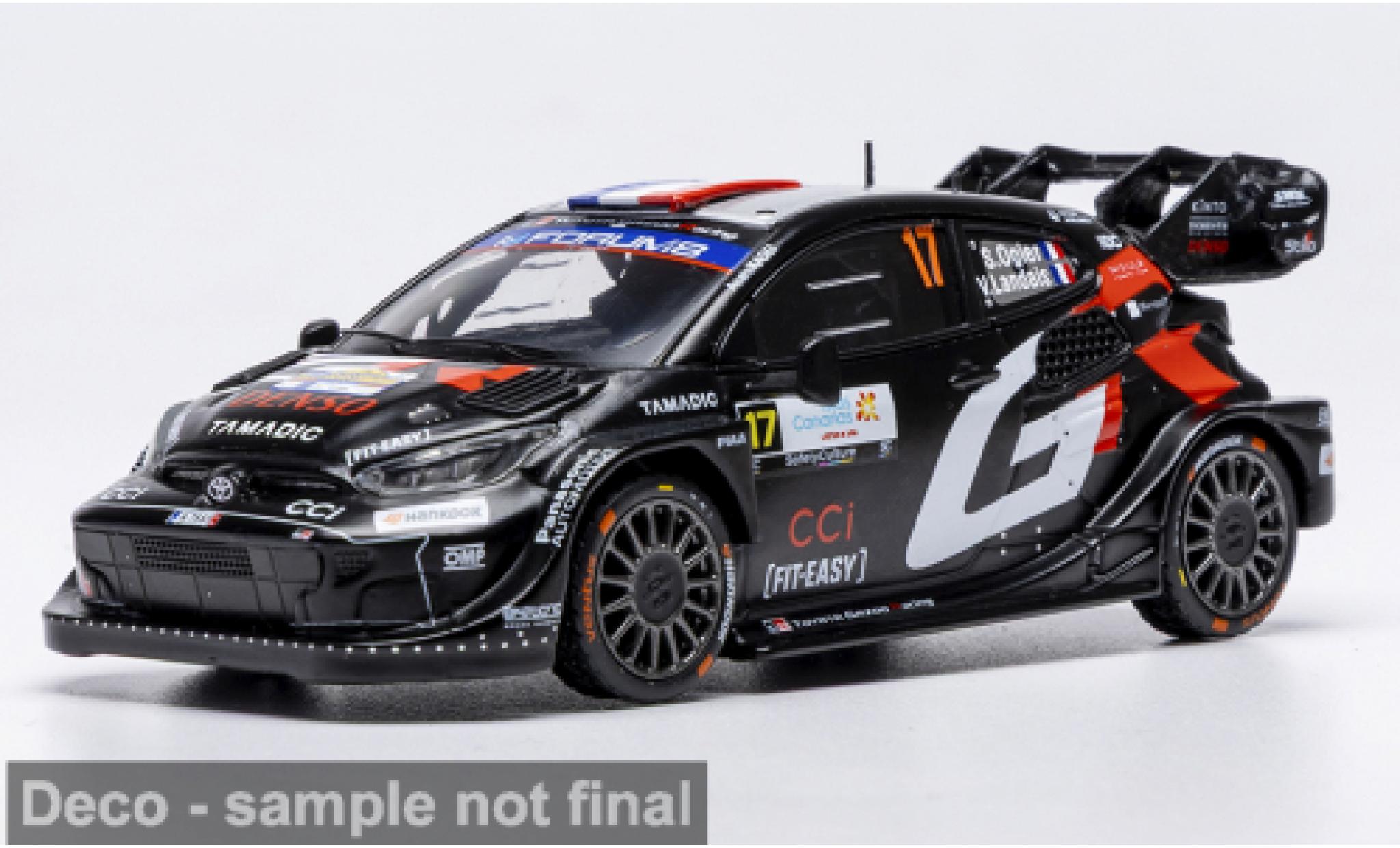 Toyota Yaris 1/43 IXO GR Rally1 Rally Islas Canaris 2025 #69 K.Rovanper&auml;/J.Halttunen 1:43 diecast model cars