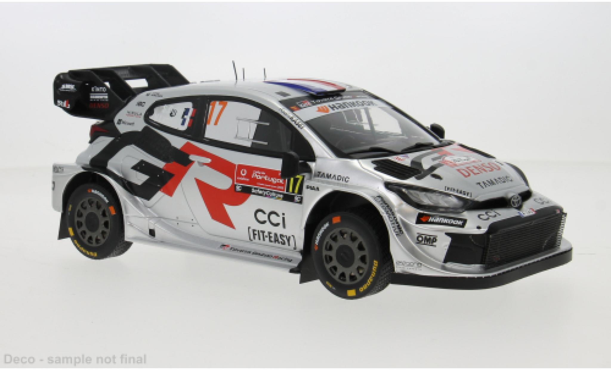 Toyota Yaris 1/18 IXO GR Rally1 Rally Portugal 2025 #17 S.Ogier/V.Landais 1:18 diecast model cars