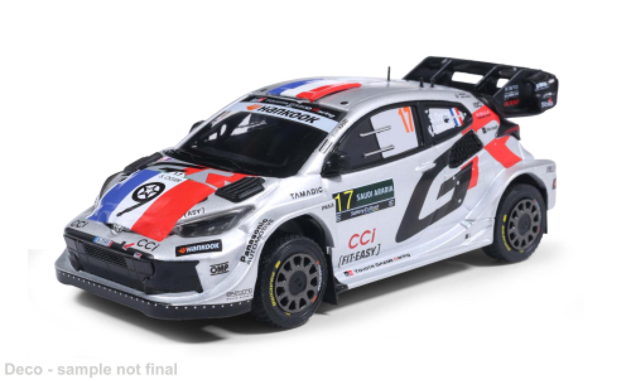 Toyota Yaris 1/43 IXO GR Rally1 Rally Saudi Arabia 2025 #17 S.Ogier/V.Landais 1:43 diecast model cars