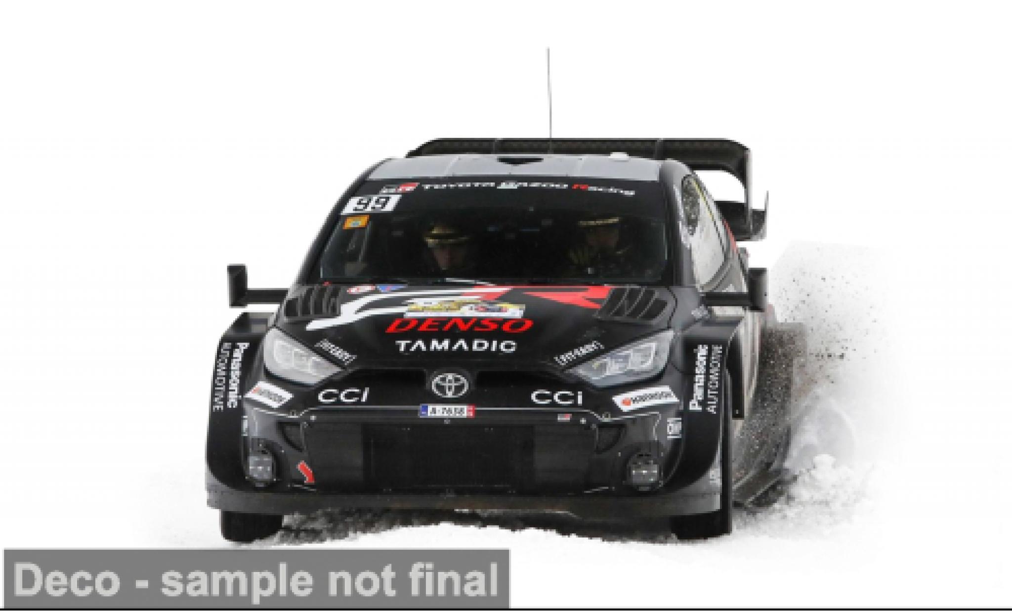 Toyota Yaris 1/43 IXO GR Rally1 Rally Hivernal du D&eacute;voluy 2025 #99 O.Solberg/E.Edmondson 1:43 diecast model cars