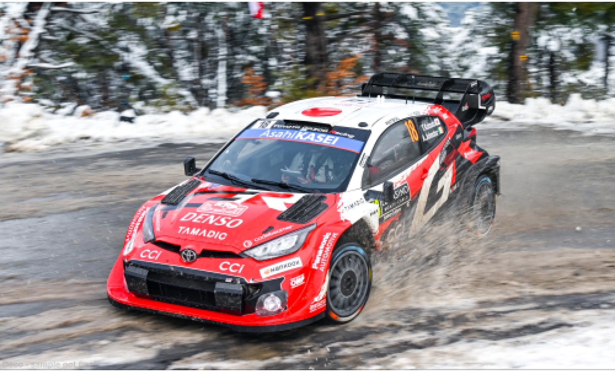 Toyota Yaris 1/43 IXO GR Rally1 Rally Monte Carlo 2026 #18 T.Katsuta/A.Johnston 1:43 diecast model cars