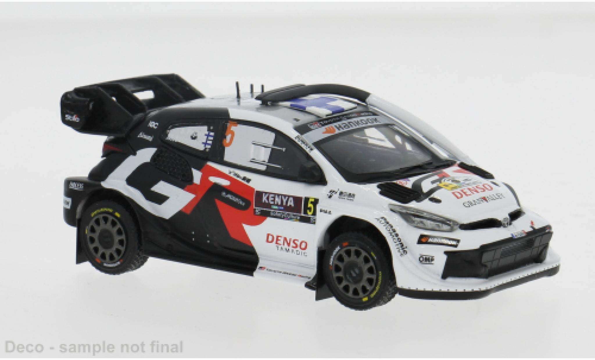 Toyota Yaris 1/43 IXO GR Rally1 Safari Rally Kenia 2025 #5 S.Pajari/M.Salminen 1:43 diecast model cars
