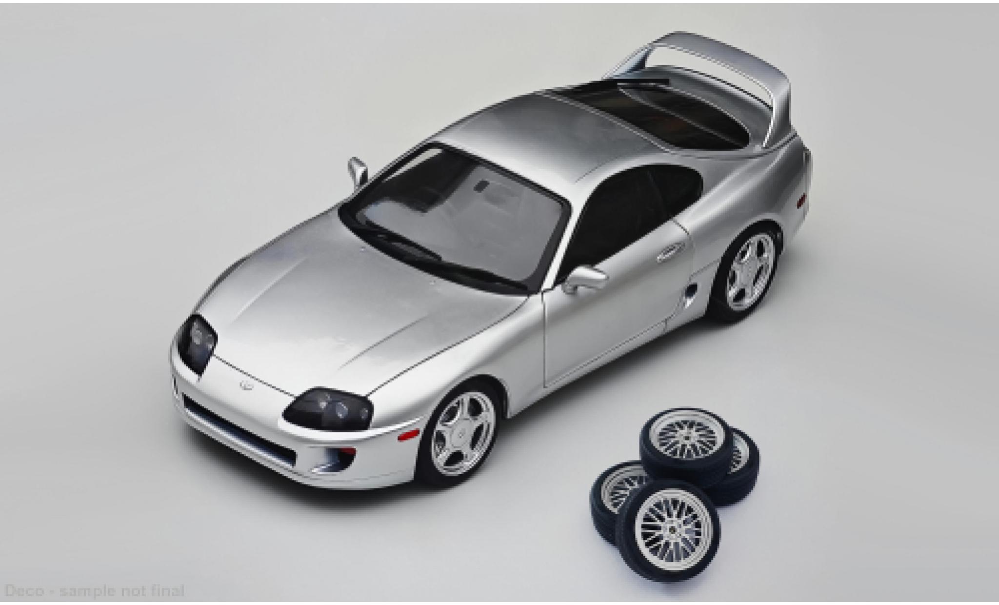 Toyota Supra 1/18 WhelArt A80 silver 1992 1:18 diecast model cars