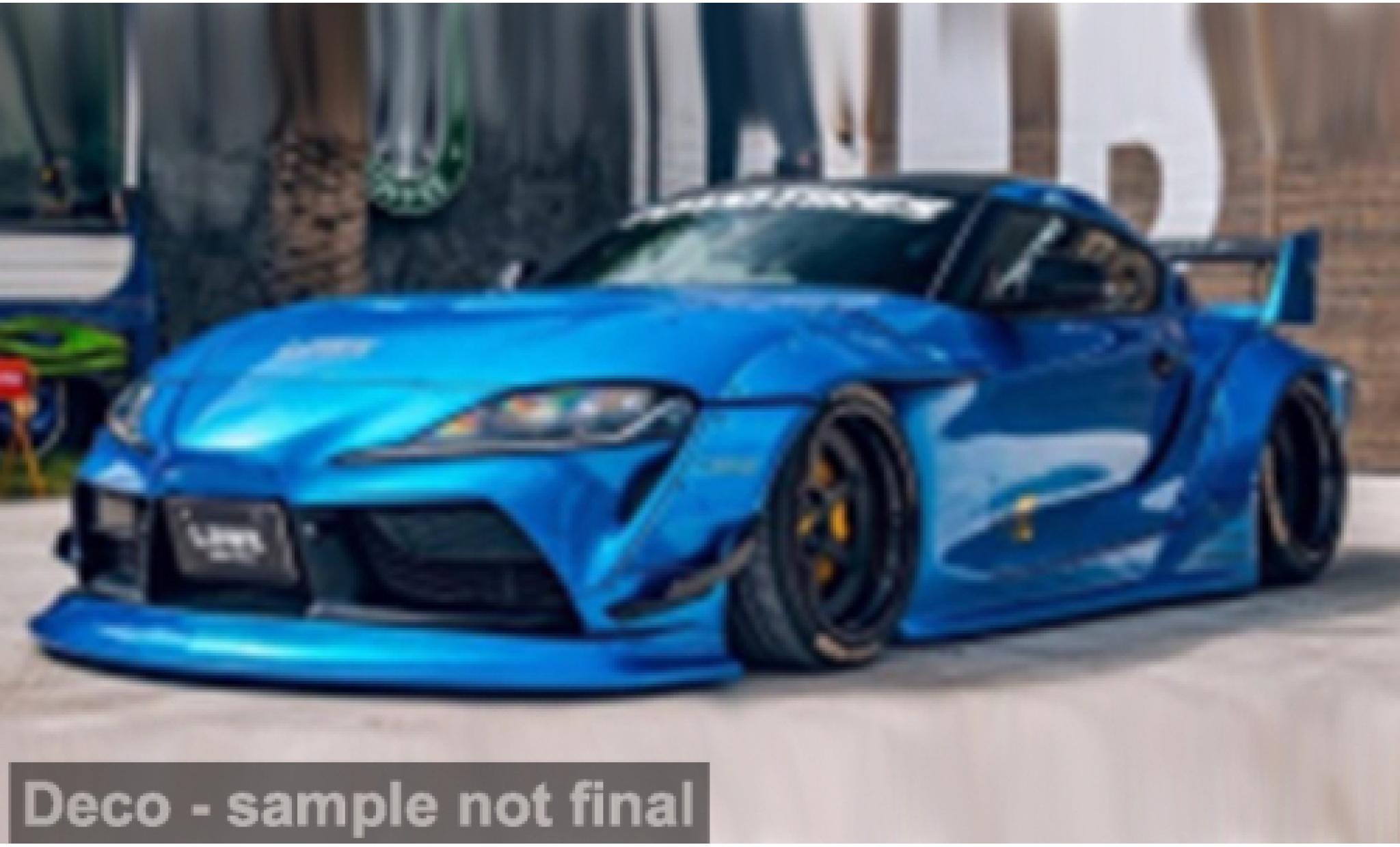 Toyota Supra 1/18 Solido GR blue 2025 1:18 diecast model cars