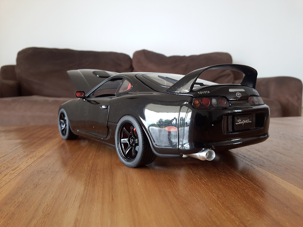 Toyota Supra 1/18 Kyosho black jantes 18 pouces et disques de frein diecast model cars