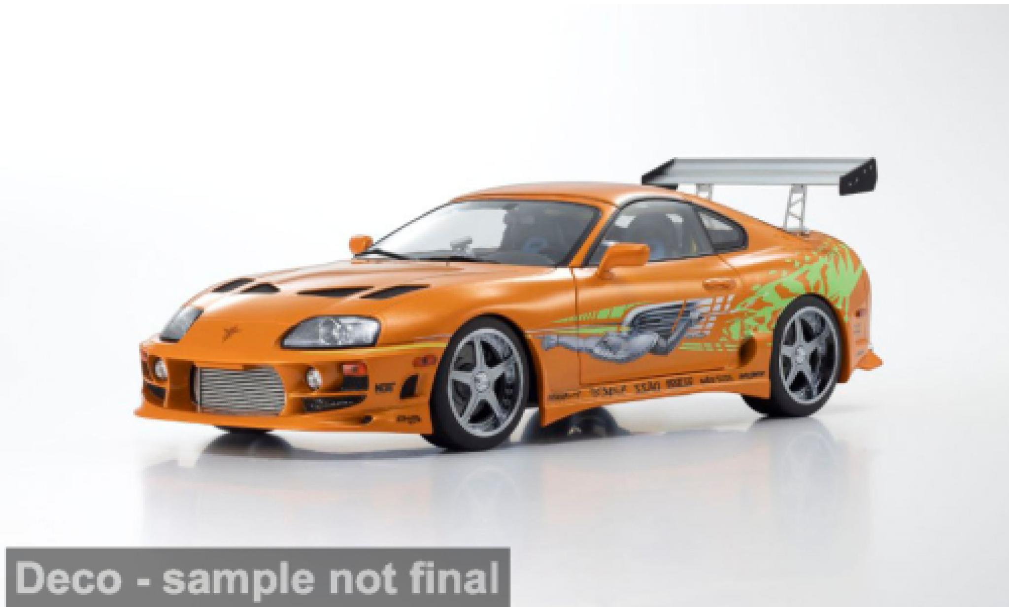 Toyota Supra 1/18 Kyosho Turbo (MA70) orange 1:18 diecast model cars