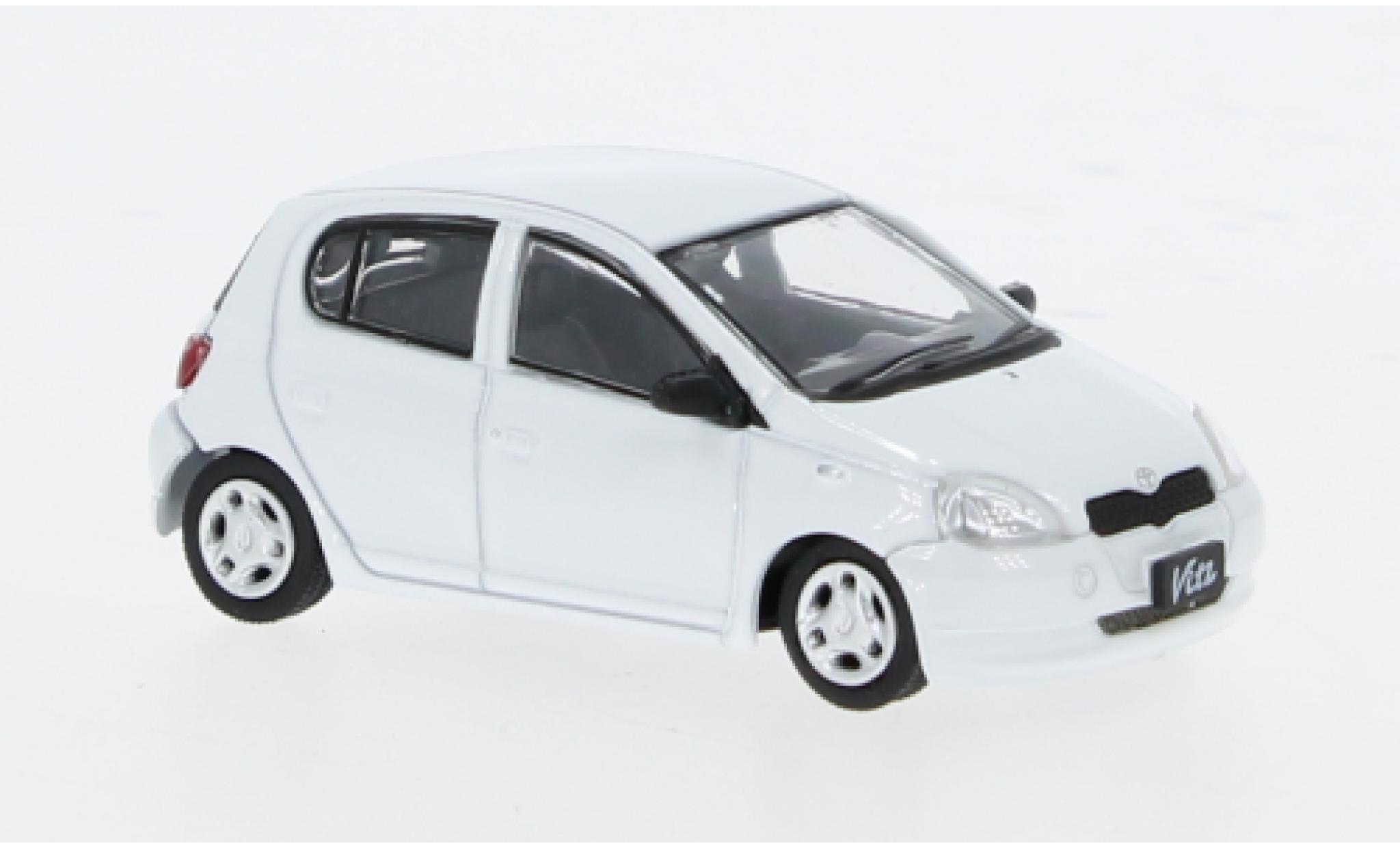 Toyota Yaris 1/64 BM Creations white 1:64 diecast model cars
