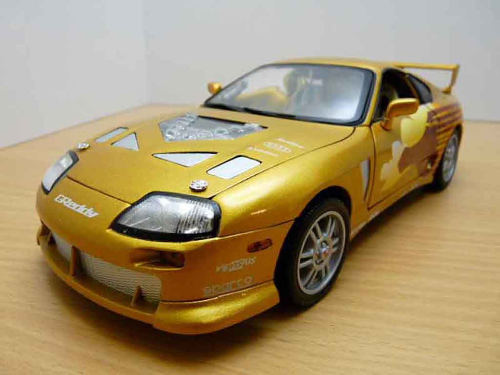 Toyota Supra Fast & Furious and 2 1/18 Ertl