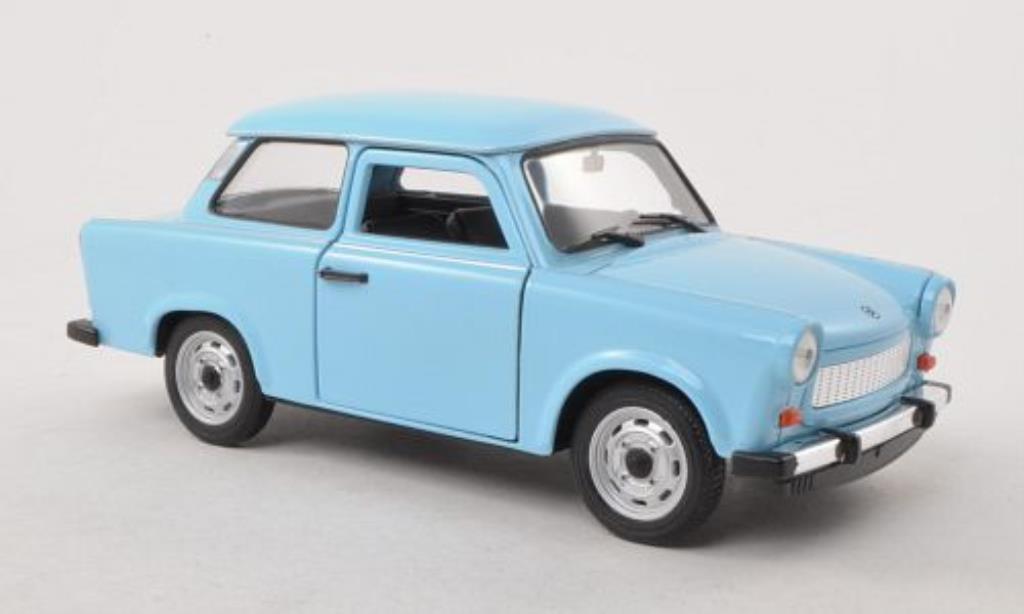 Trabant 601 1/24 Welly blue diecast model cars