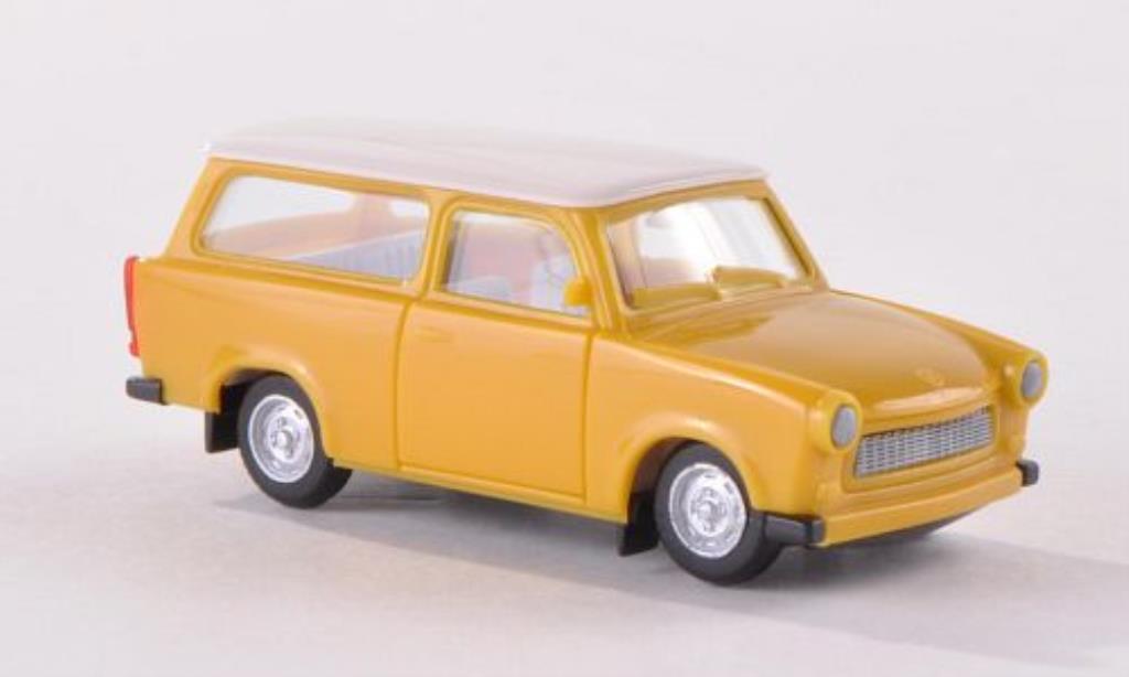 Trabant 601 1/87 Herpa Universal yellow/white diecast model cars