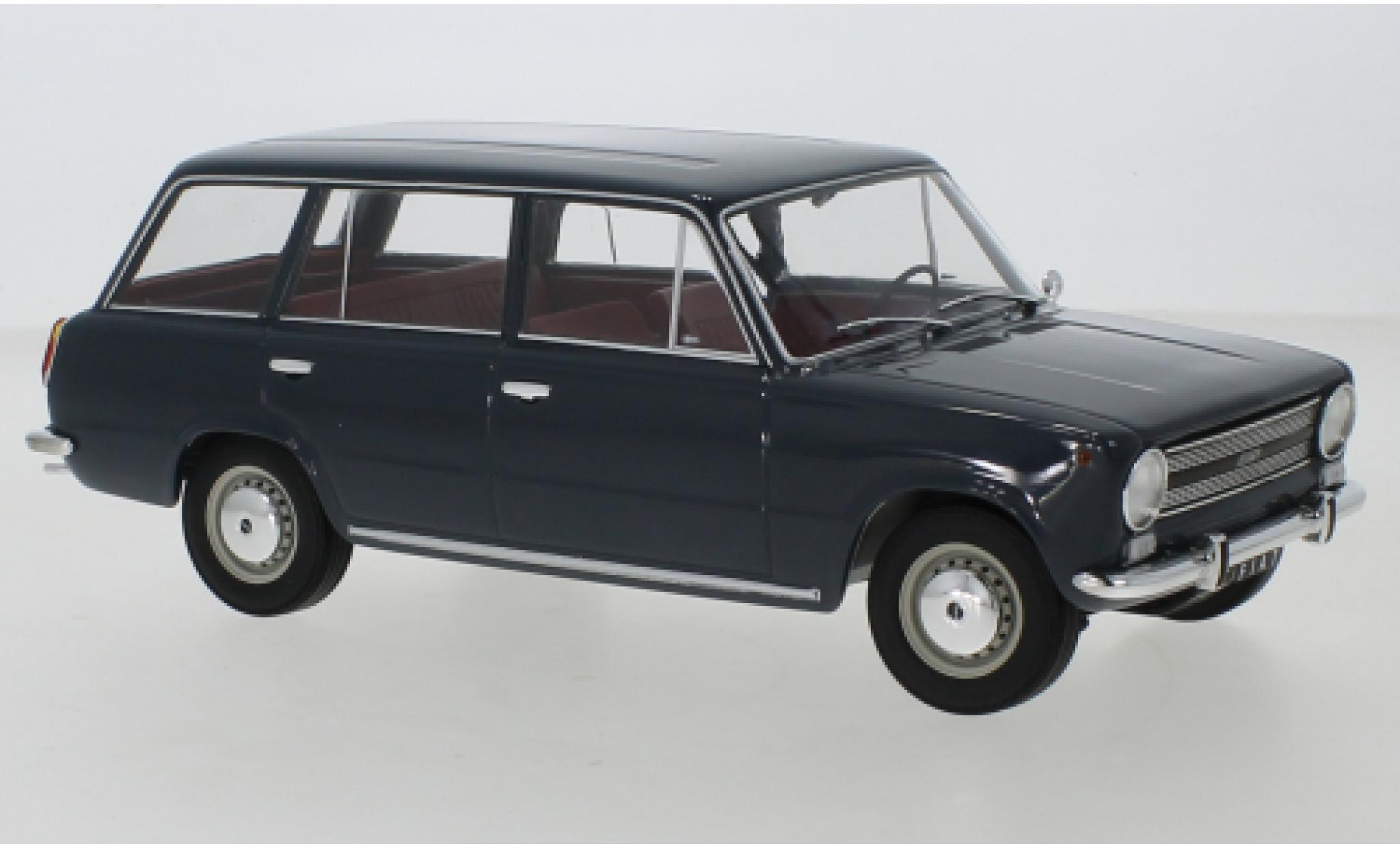 Fiat 124 1/18 Triple 9 Collection Familiare grey 1972 diecast model cars