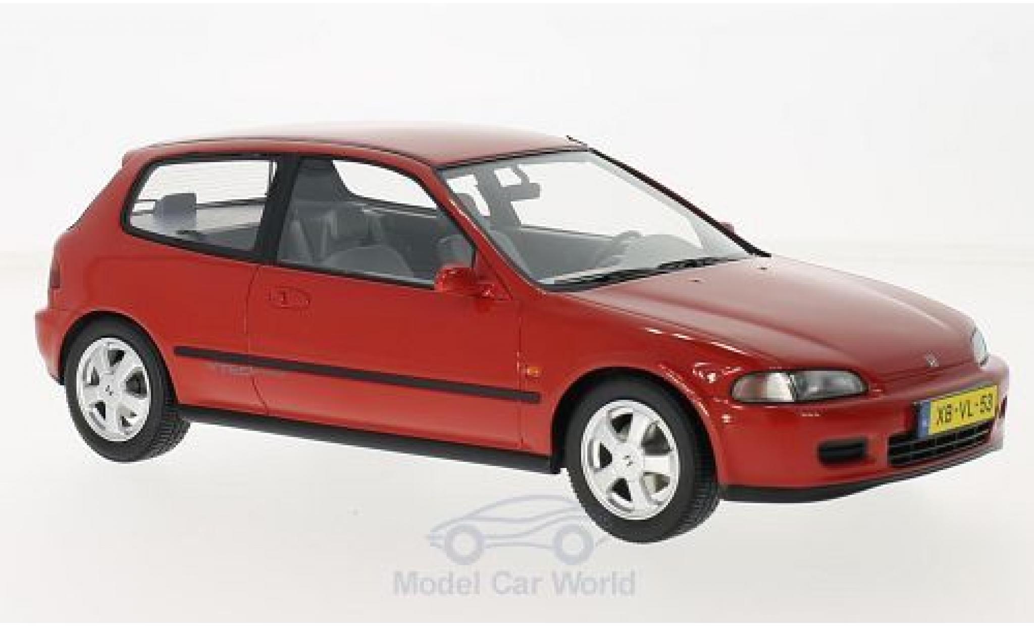 Honda Civic 1/18 Triple 9 Collection VTi Hatchback red 1992 ohne Vitrine diecast model cars