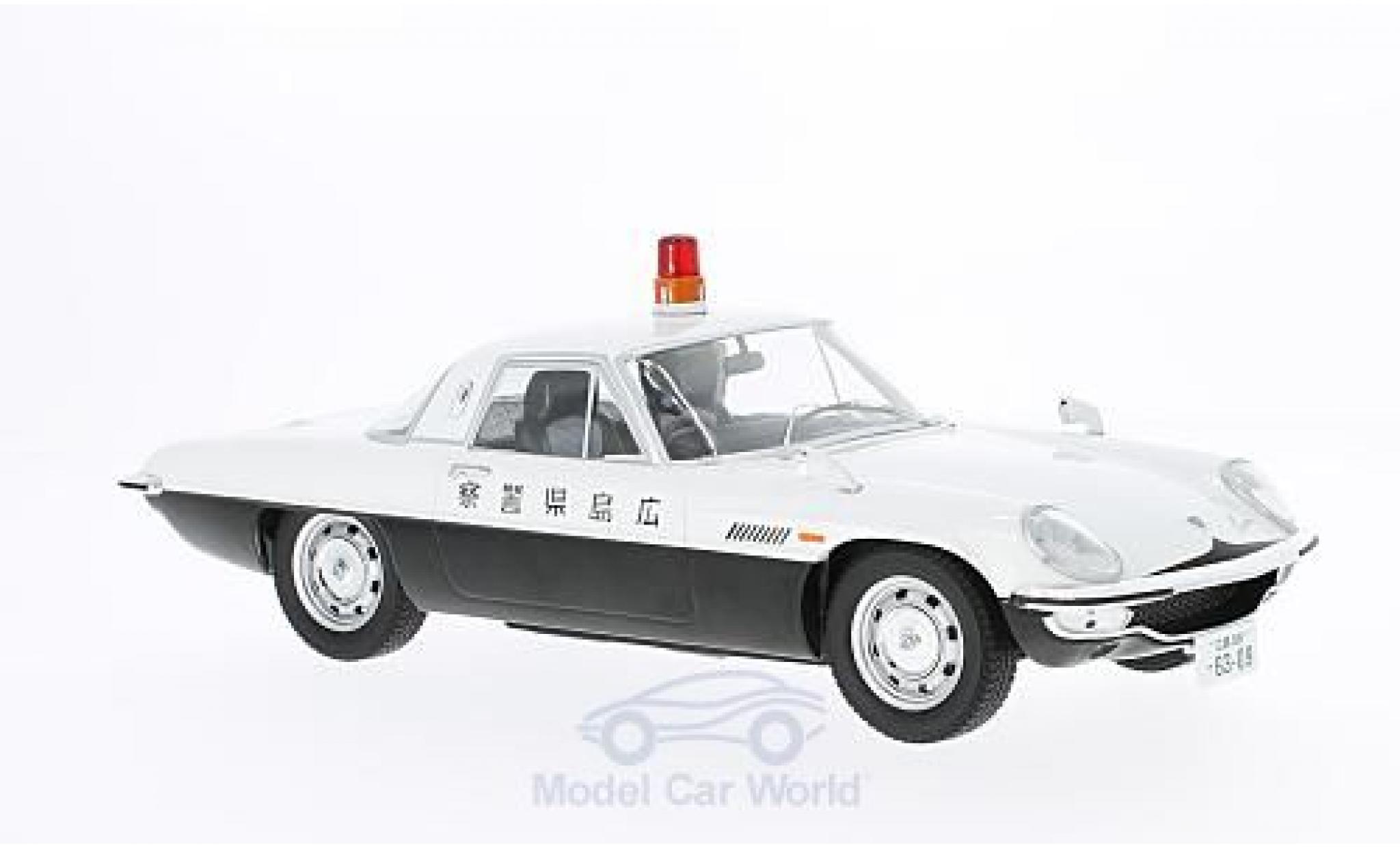 Mazda Cosmo 1/18 Triple 9 Collection Sport white/black RHD Police Japan Diecast Sealed Body Series ohne Vitrine diecast model cars