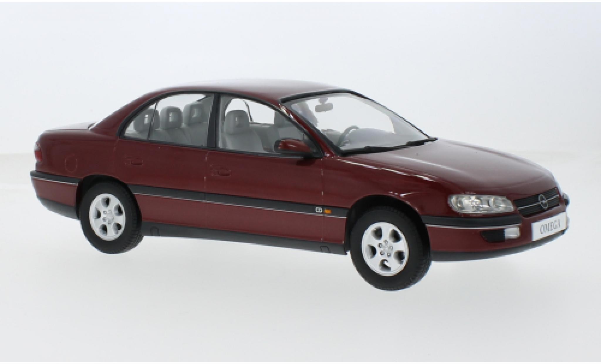 Opel Omega 1/18 Triple 9 Collection B metallise red 1996 1:18 diecast model cars