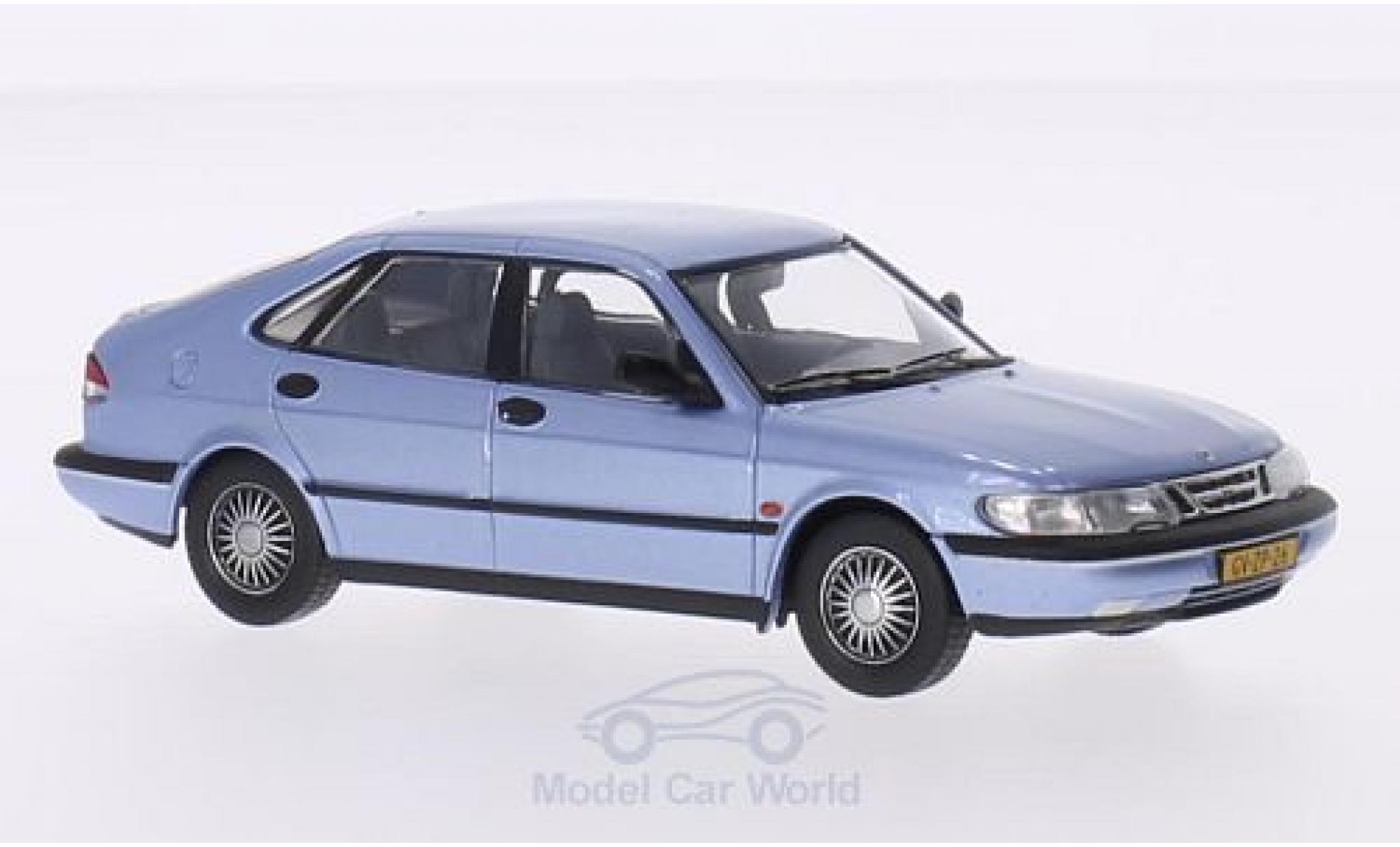 Saab 900 1/43 Triple 9 Collection V6 metallic blue 1994 diecast model cars