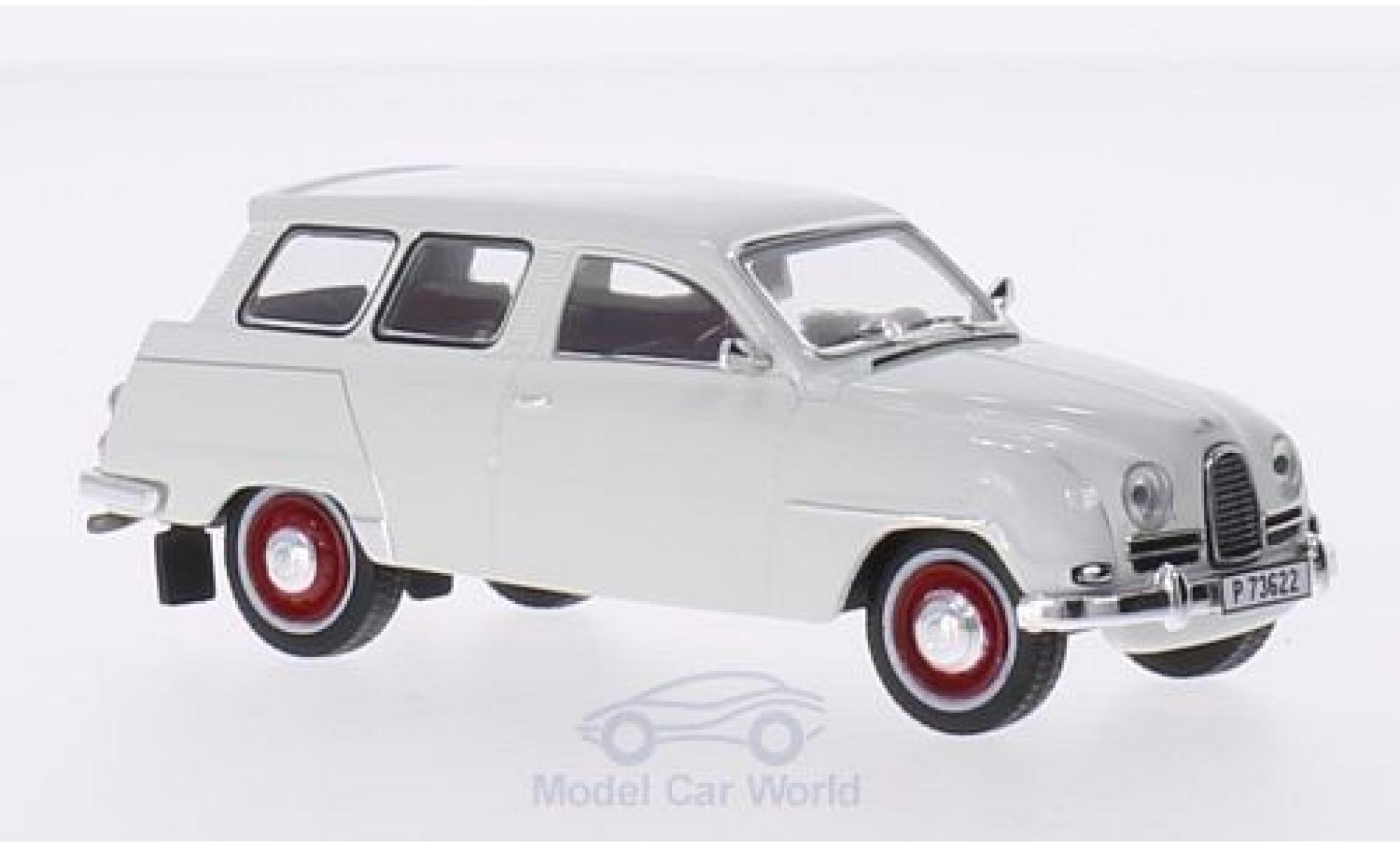Saab 95 1/43 Triple 9 Collection white 1961 diecast model cars