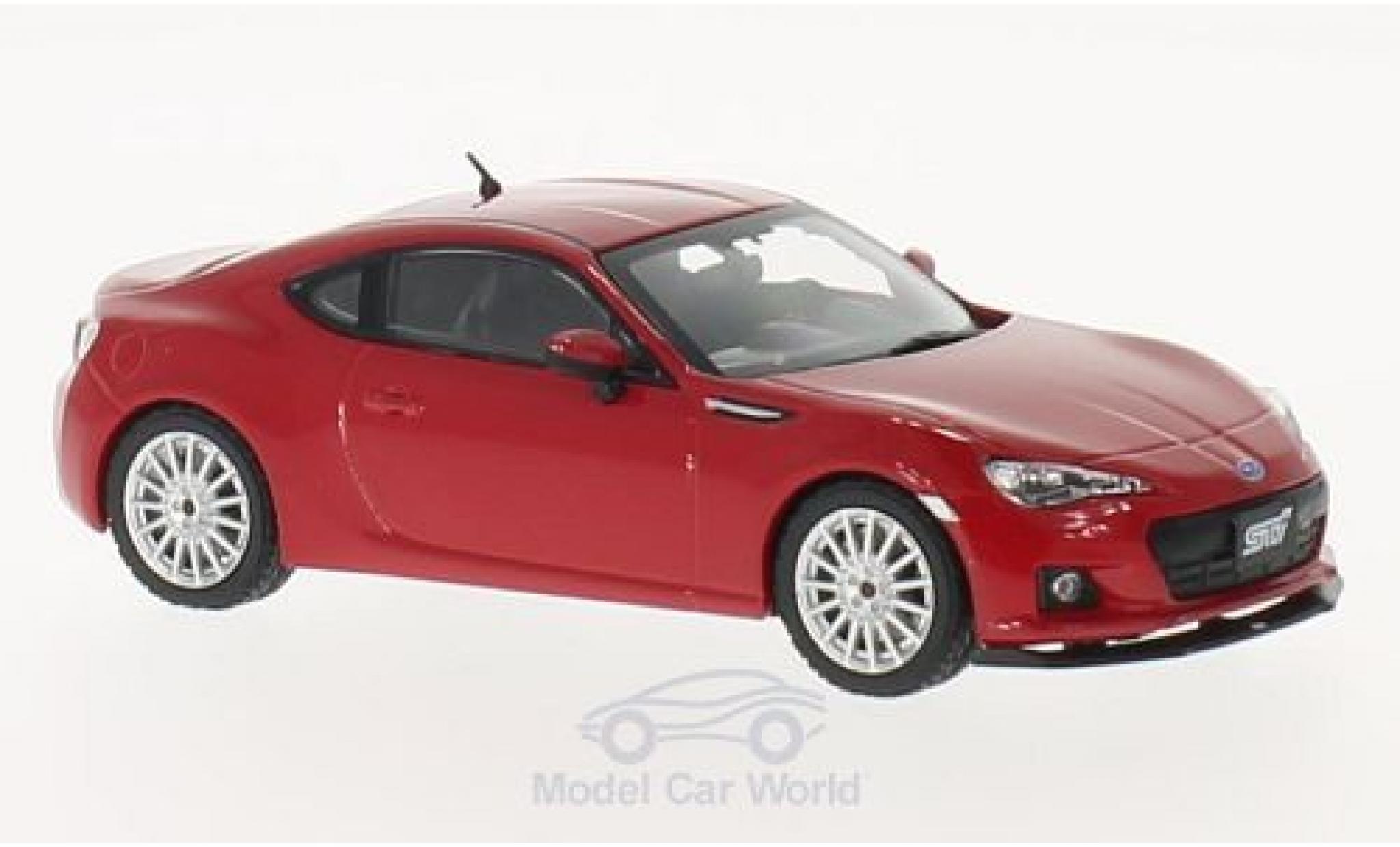 Subaru BRZ 1/43 Triple 9 Collection STI tS red 2013 diecast model cars