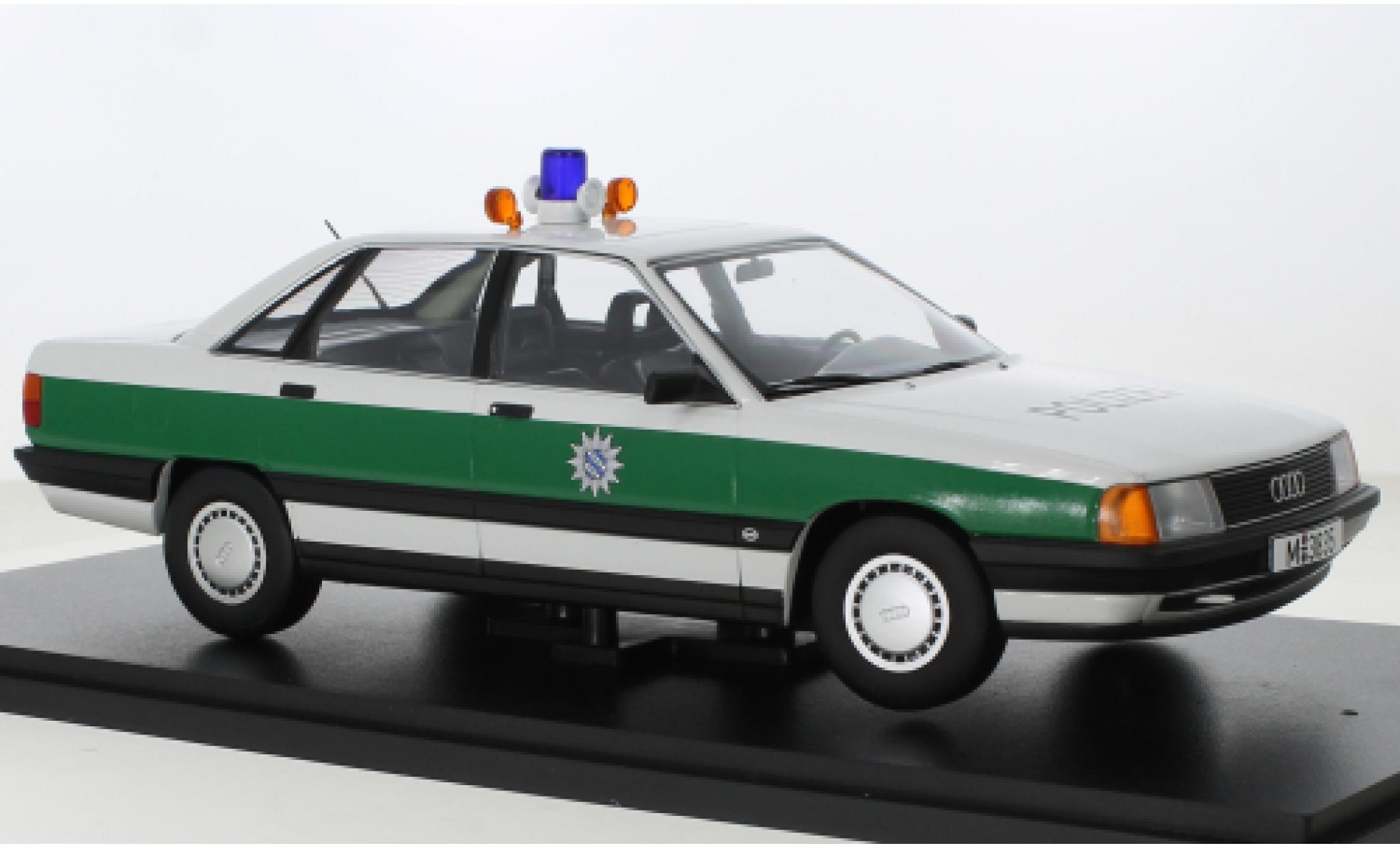 Audi 100 1/18 Triple 9 Collection (C3) police 1989 diecast model cars