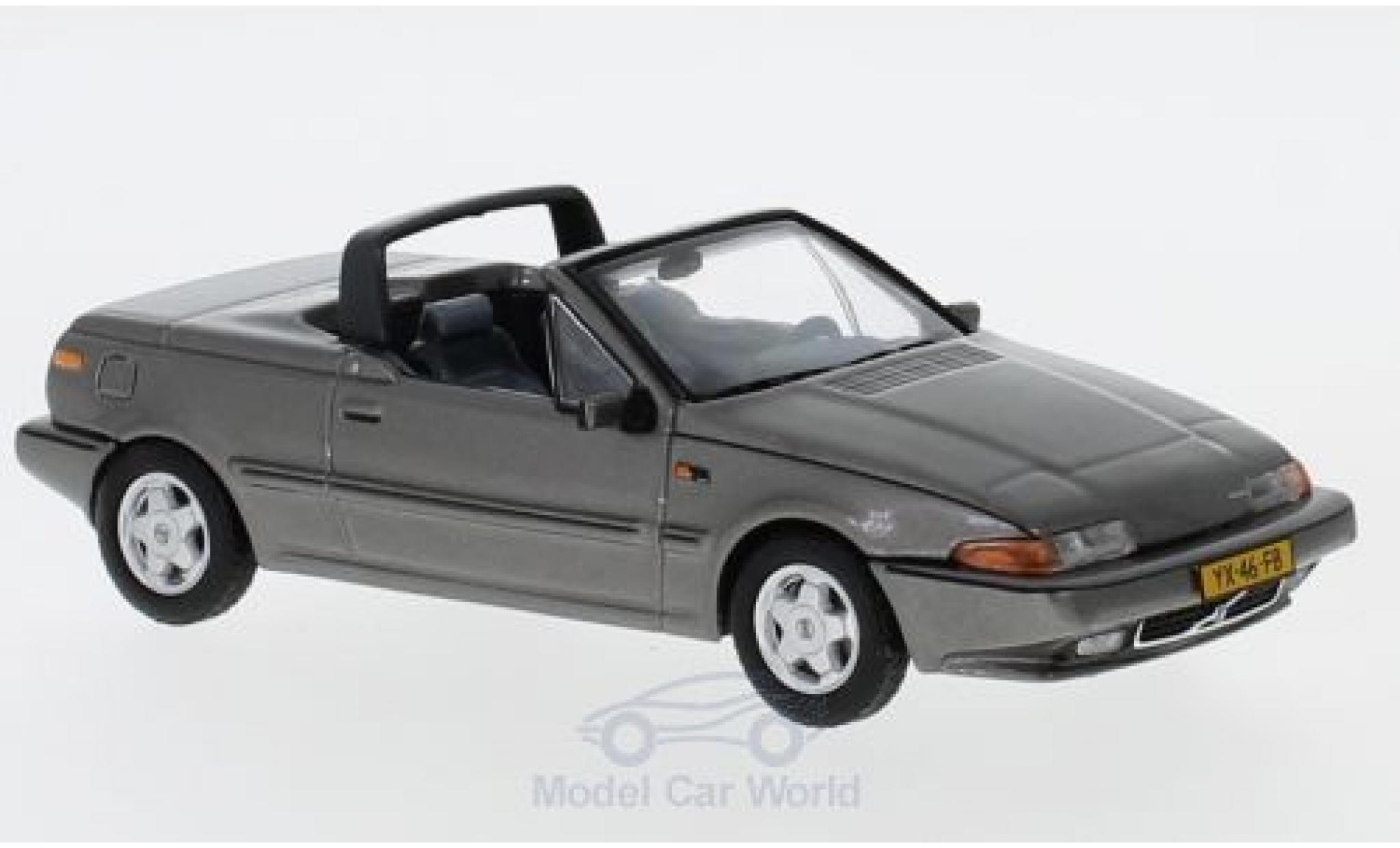 Volvo 480 1/43 Triple 9 Collection Turbo Convertible metallic grey 1990 diecast model cars