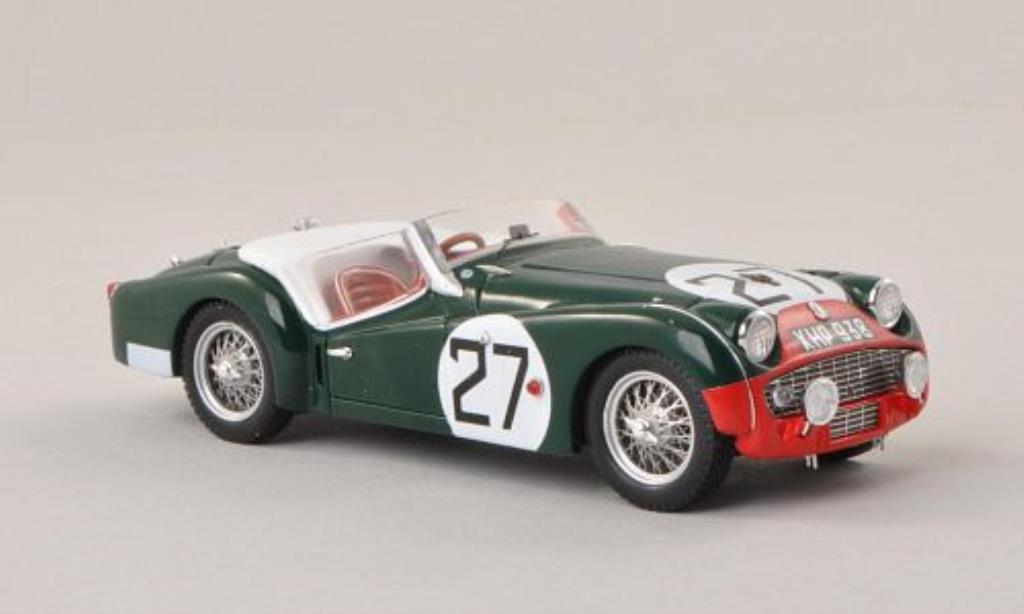 Triumph TR3 S 1/43 Spark S No.27 24h Le Mans 1959 /C.Dubois diecast model cars