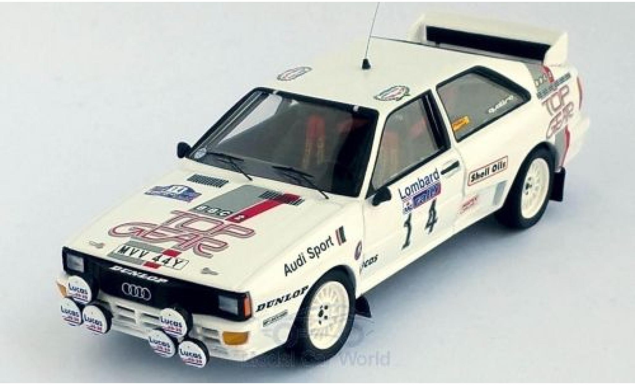 Audi Quattro 1/43 Trofeu quattro No.14 Top Gear Rally WM RAC Rally 1984 M.Wilson/N.Harris diecast model cars