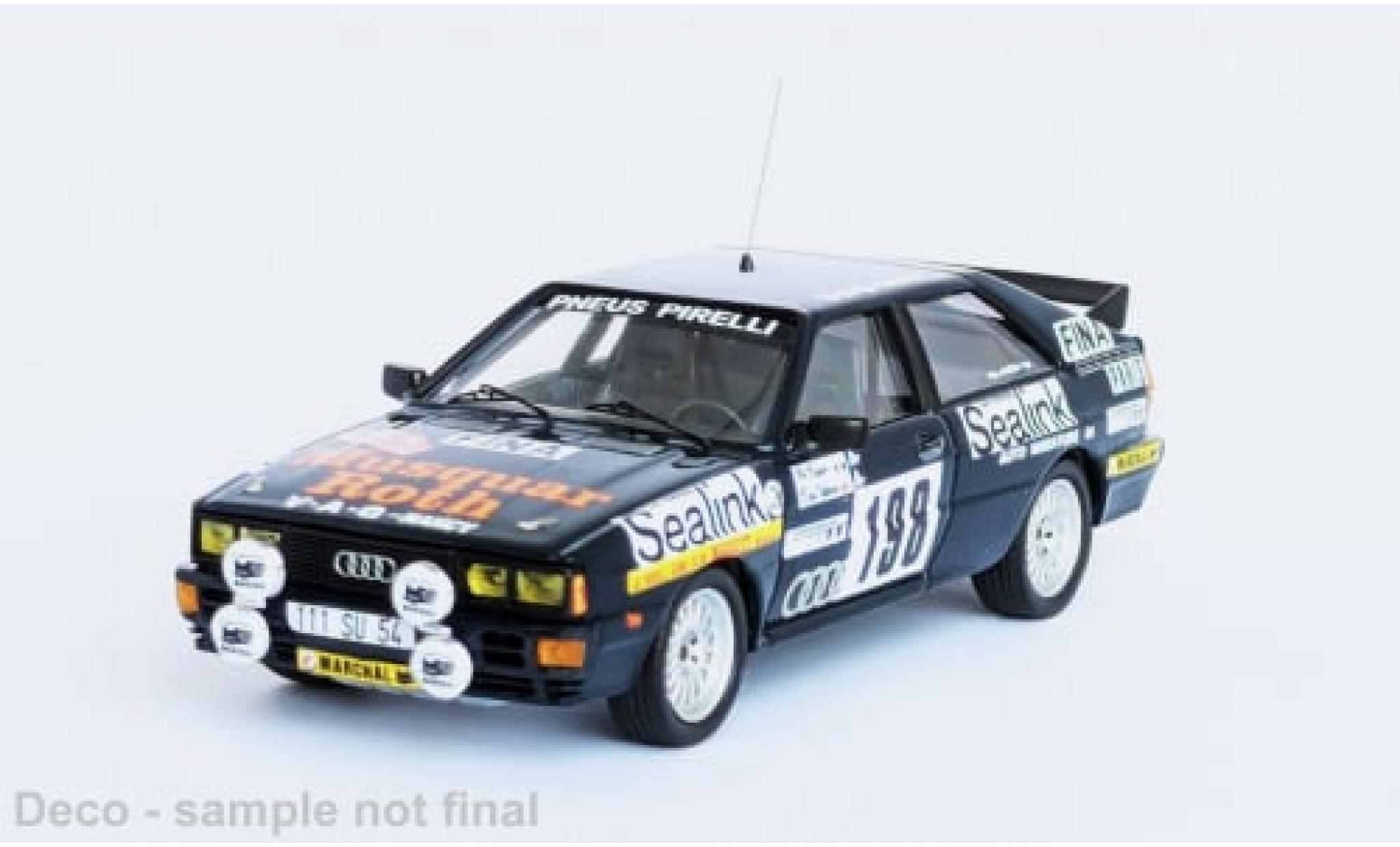 Audi Quattro 1/43 Trofeu No.198 Rally WM Rally Monte Carlo 1982 1:43 diecast model cars