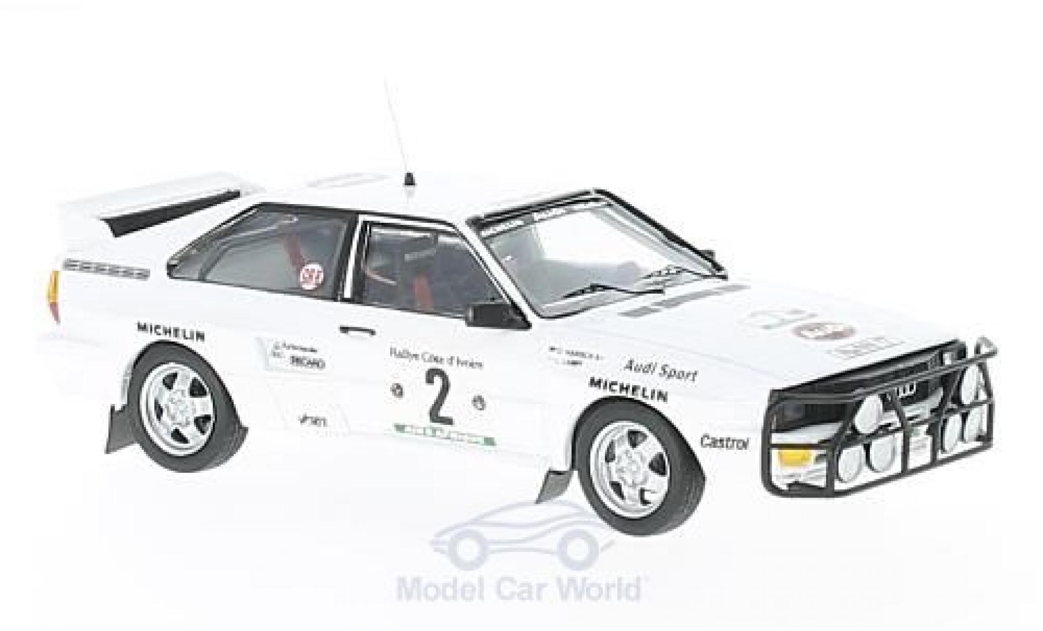 Audi Quattro 1/43 Trofeu quattro No.2 Rally WM Rally Bandama 1983 L.Lampi/O.Harsch diecast model cars