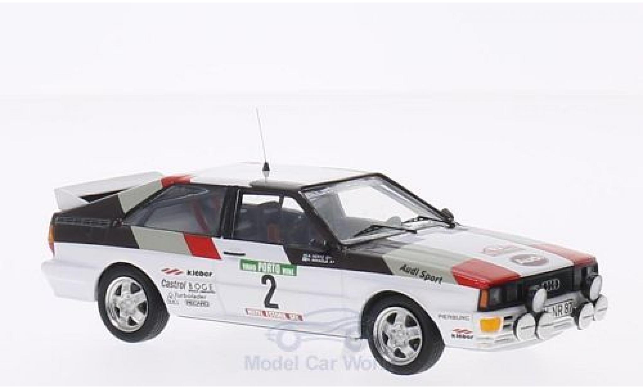 Audi Quattro 1/43 Trofeu No.2 Rally WM Rally Portugal 1981 H.Mikkola/A.Hertz diecast model cars