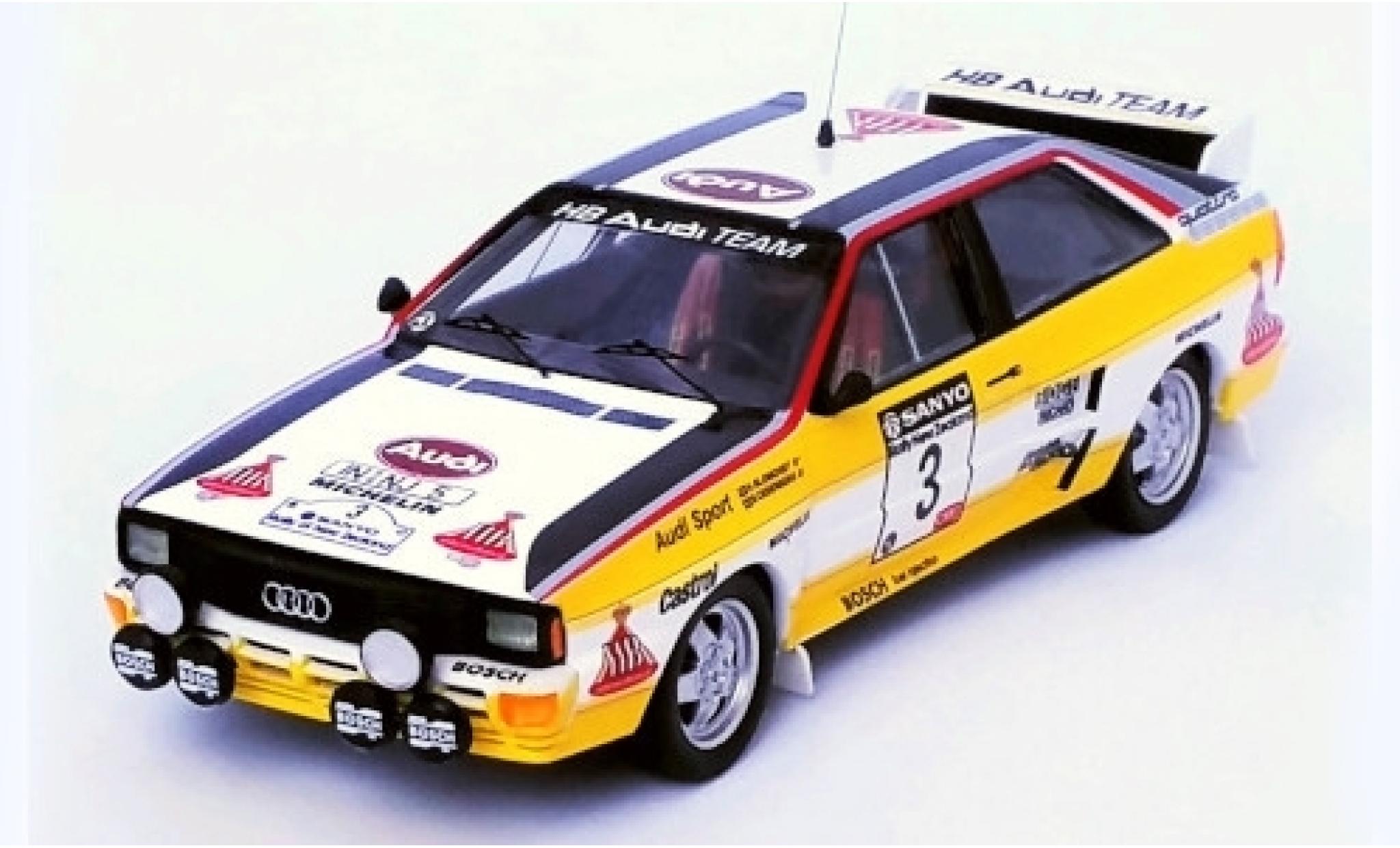 Audi Quattro 1/43 Trofeu No.3 HB Team HB Rally New Zealand 1984 S.Blomqvist/B.Cederberg diecast model cars