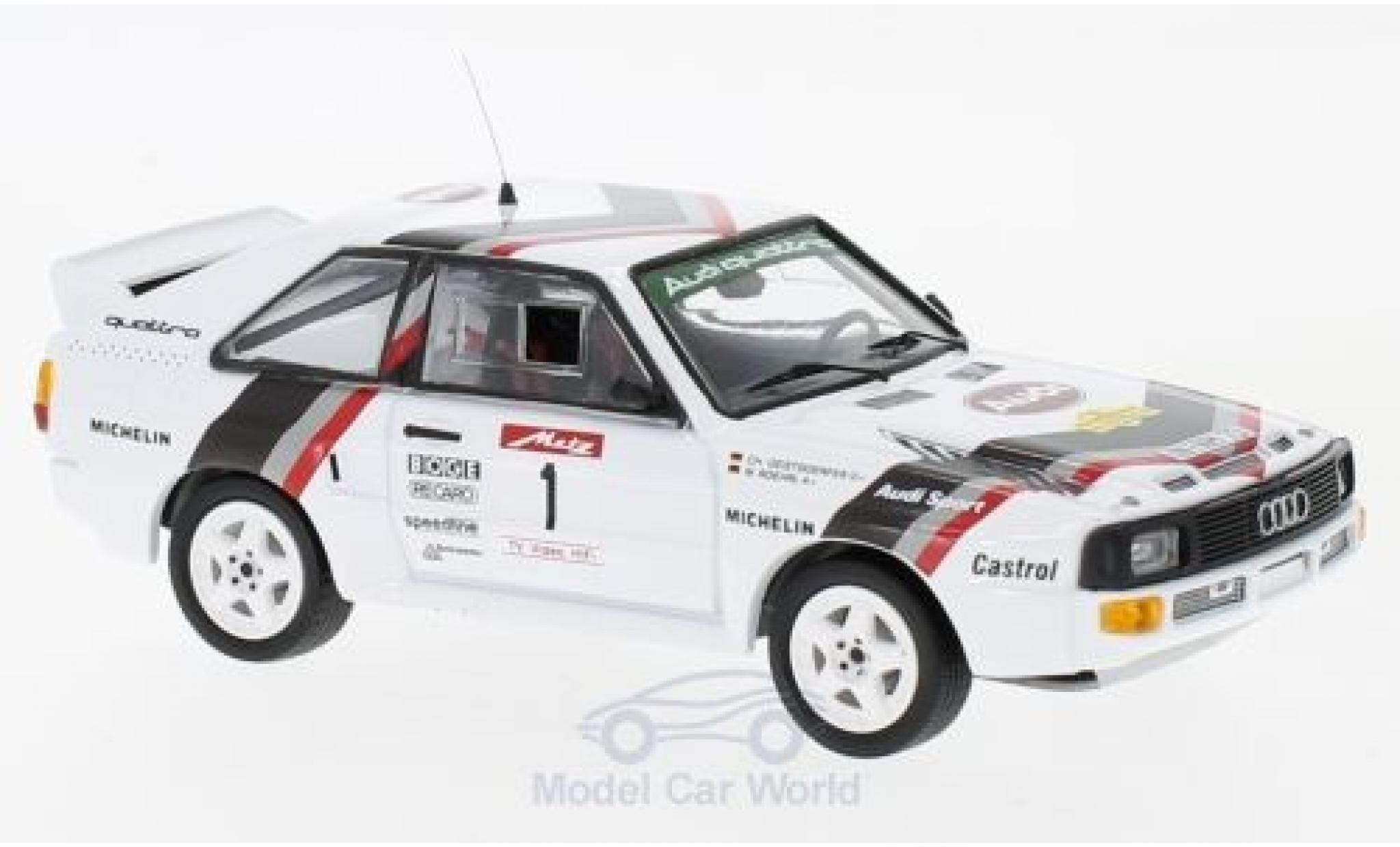 Audi Sport Quattro 1/43 Trofeu Sport quattro No.1 Rally DM Rally Metz 1984 W.R&ouml;hrl/C.Geistd&ouml;rfer diecast model cars