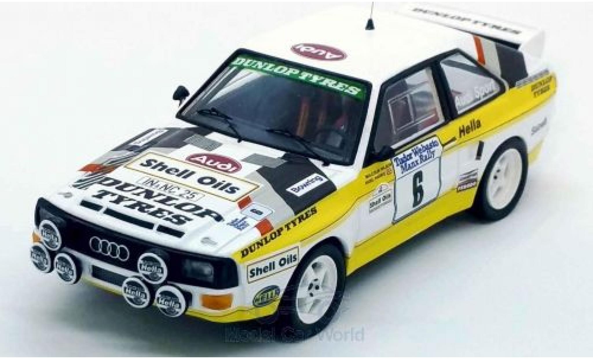 Audi Sport Quattro 1/43 Trofeu Sport quattro No.6 Rally Manx 1985 M.Wilson/N.Harris diecast model cars