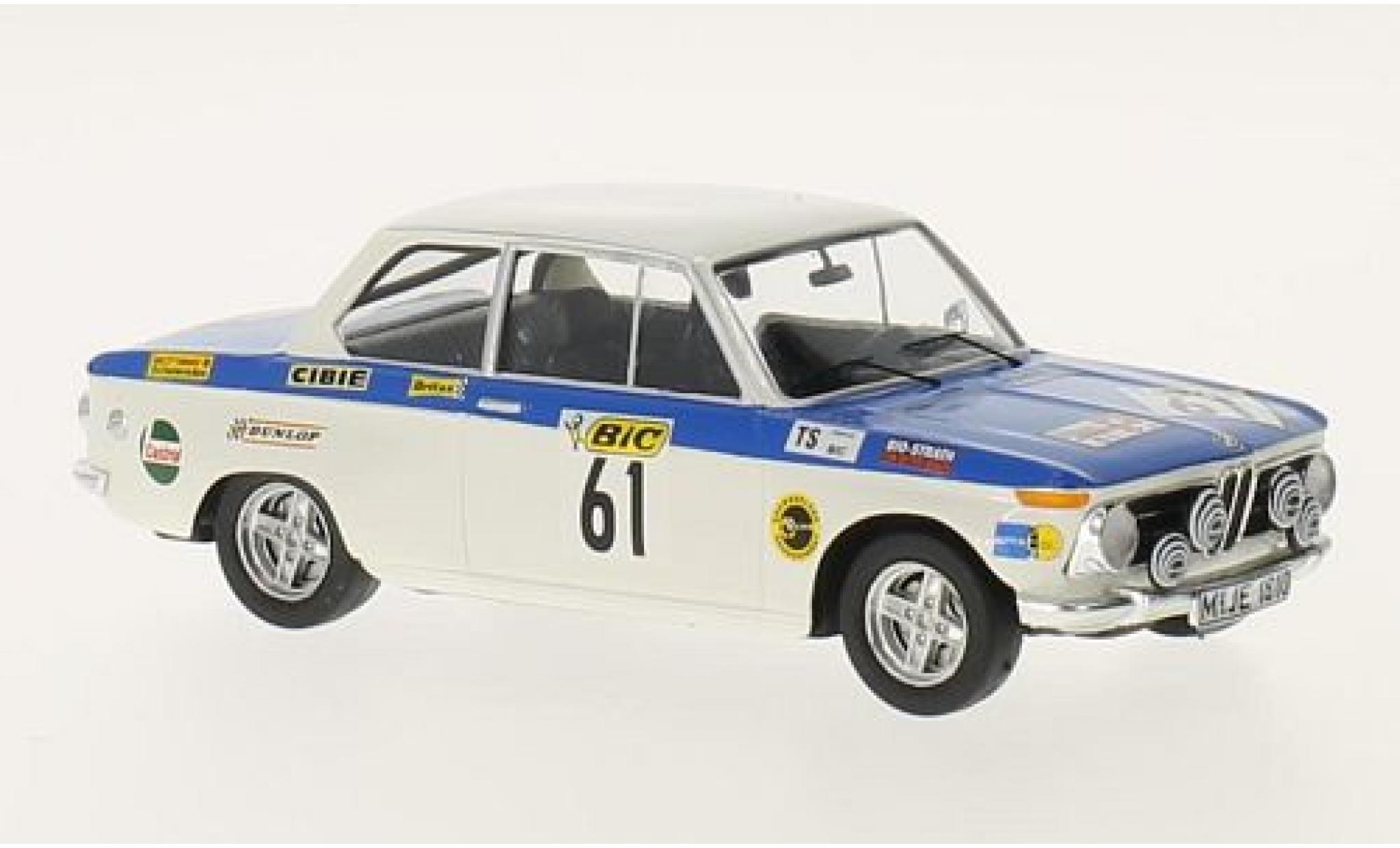 Bmw 2002 1/43 Trofeu No.61 Tour Auto 1971 T.Fall/M.Wood diecast model cars