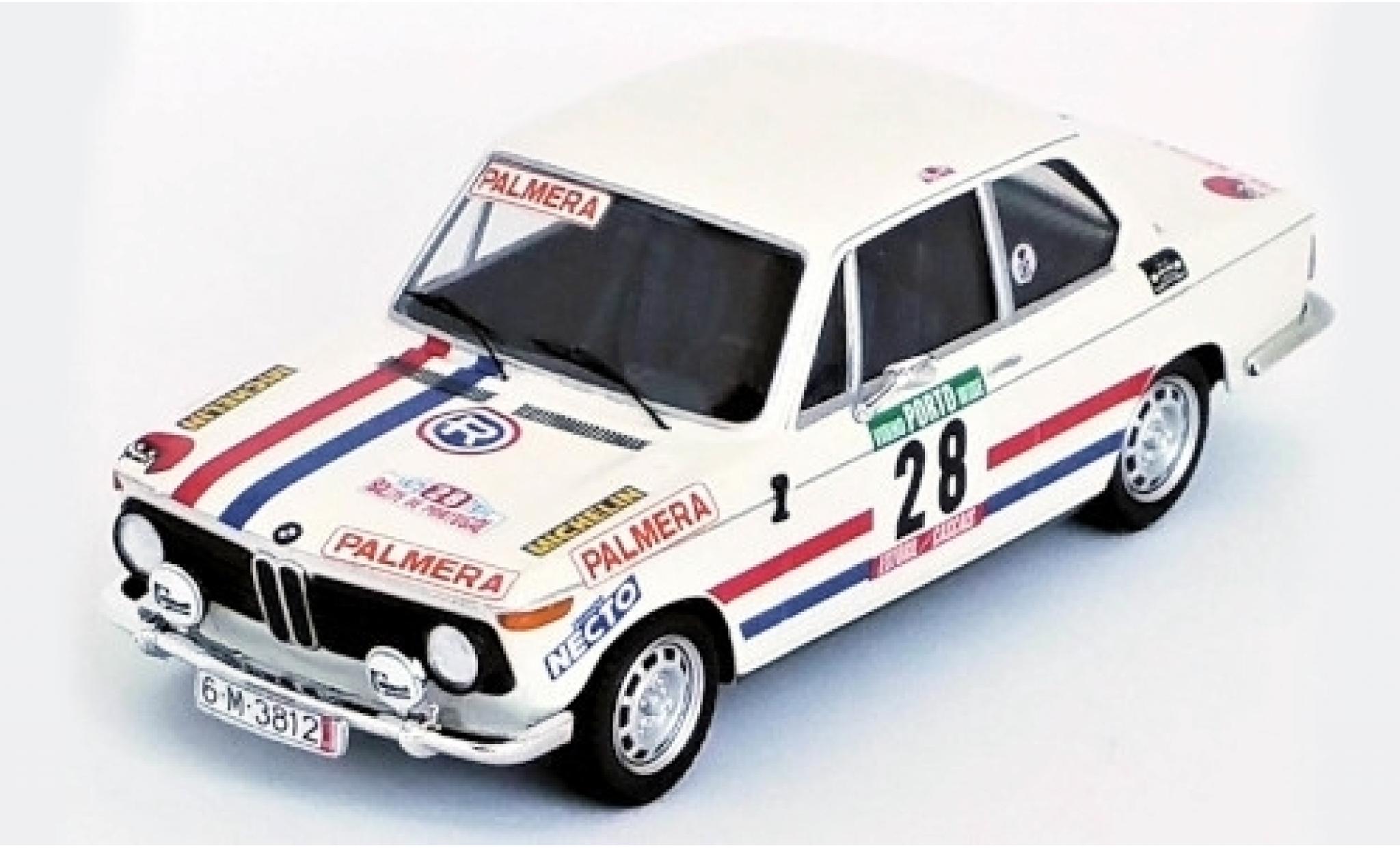 Bmw 2002 1/43 Trofeu Ti No.28 Palmera Rally WM Rally Portugal 1975 M.Etchebers/M.-C.Etchebers-Rives diecast model cars