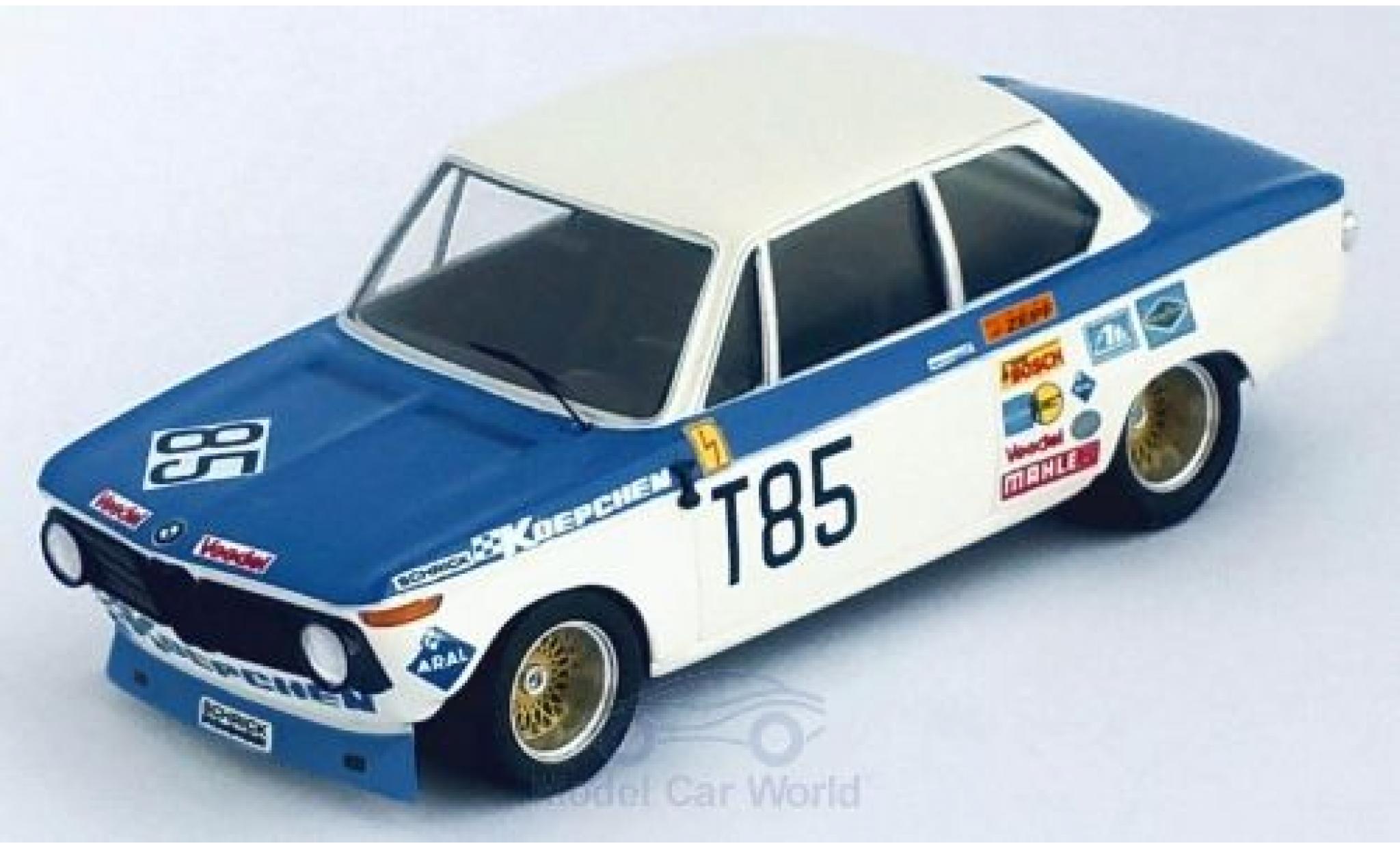 Bmw 2002 1/43 Trofeu ti No.85 1000 Km N&uuml;rburgring 1973 H.Kelleners/T.Pilette diecast model cars
