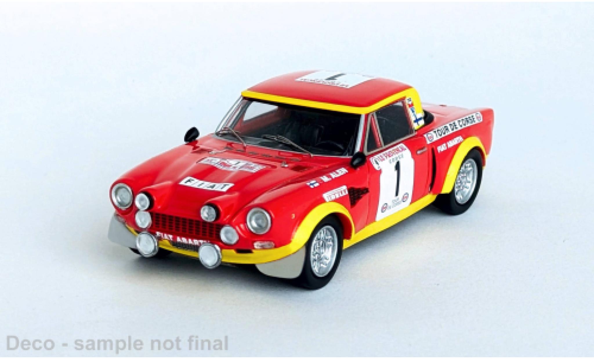 Fiat 124 1/43 Trofeu Abarth Tour de Corse 1974 #1 1:43 diecast model cars