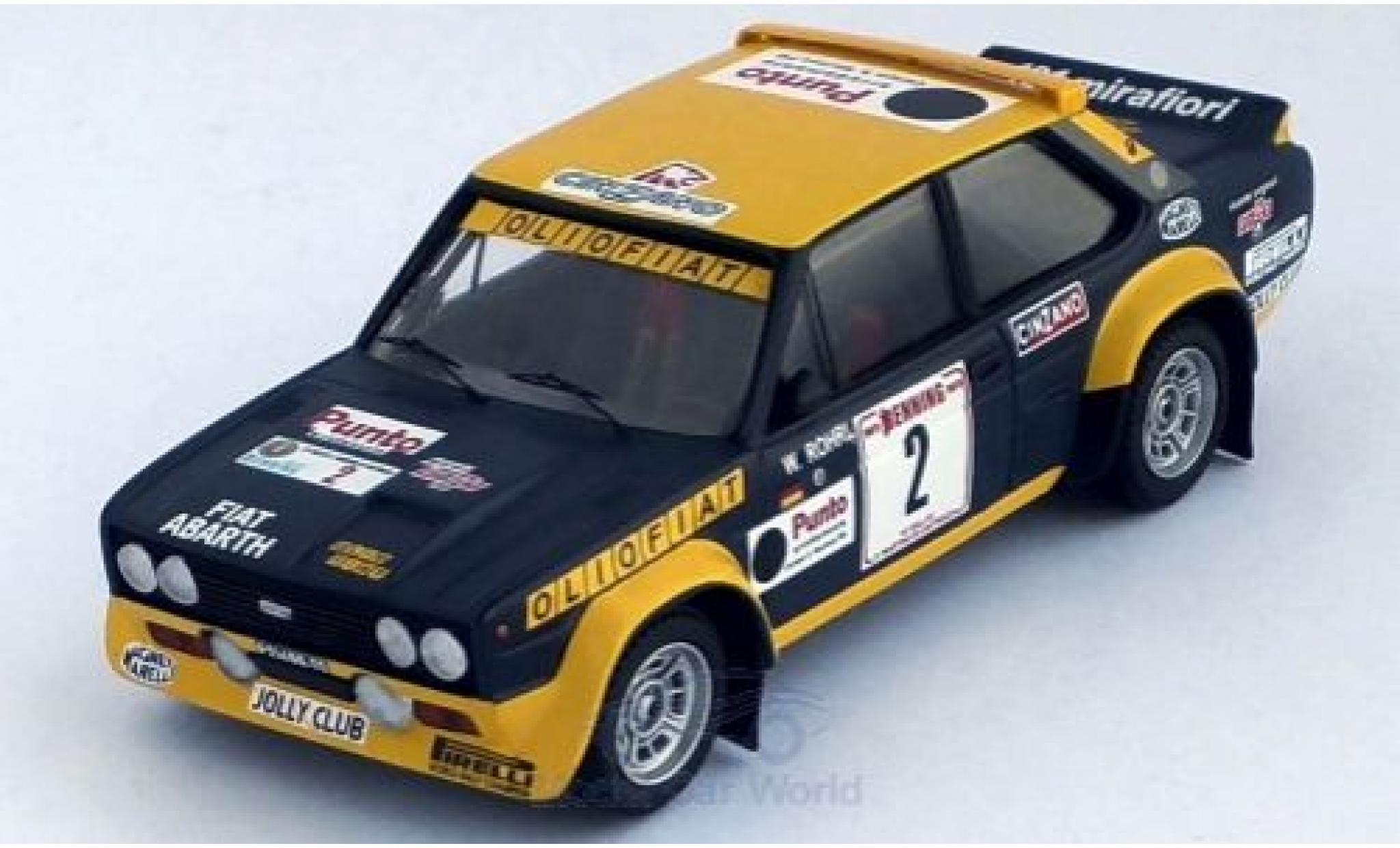 Fiat 131 1/43 Trofeu Abarth No.2 Olio Rally San Martino di Castrozza 1977 W.R&ouml;hrl/C.Geistd&ouml;rfer diecast model cars