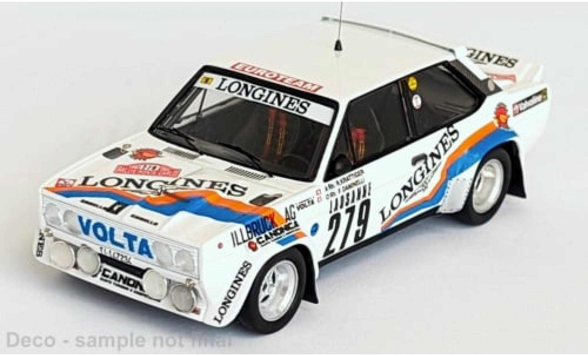 Fiat 131 1/43 Trofeu Abarth No.279 Rally WM Rally Monte Carlo 1982 1:43 diecast model cars