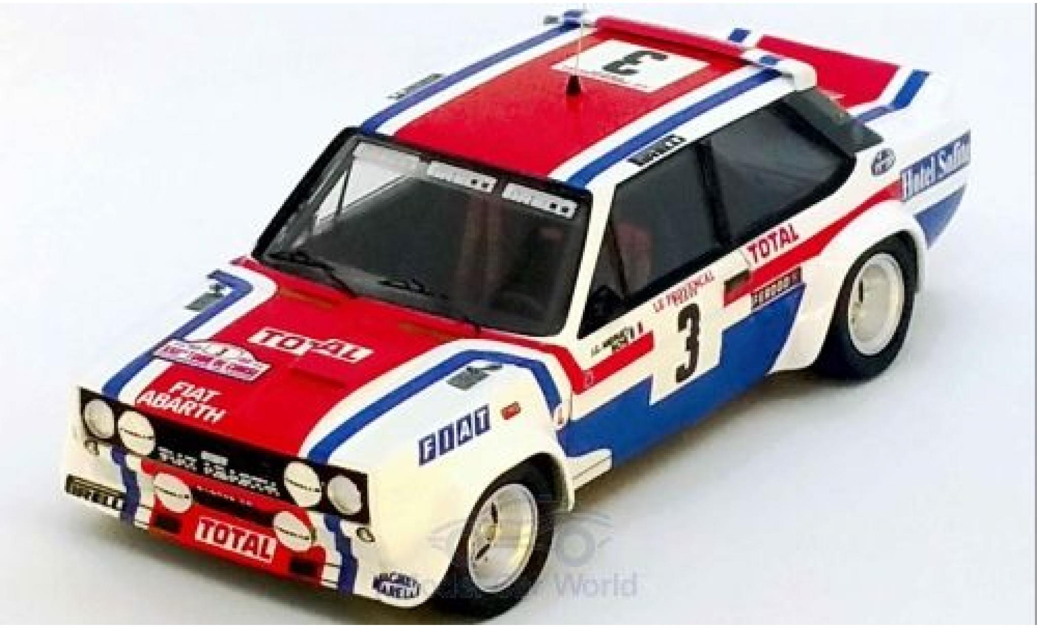 Fiat 131 1/43 Trofeu Abarth No.3 Rally WM Tour de Corse 1978 J-C.Andruet/Biche diecast model cars