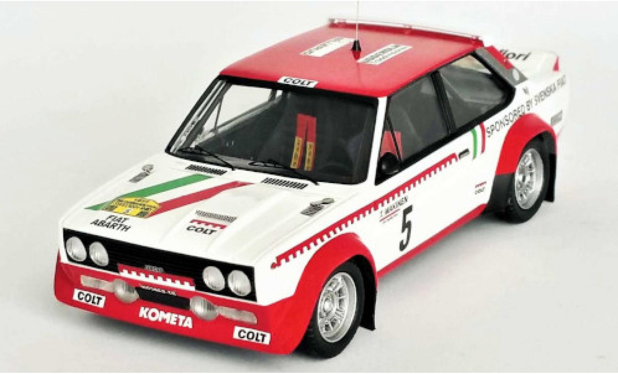 Fiat 131 1/43 Trofeu Abarth No.5 Rally WM Rally Schweden 1977 T.M&auml;kinen/H.Liddon diecast model cars