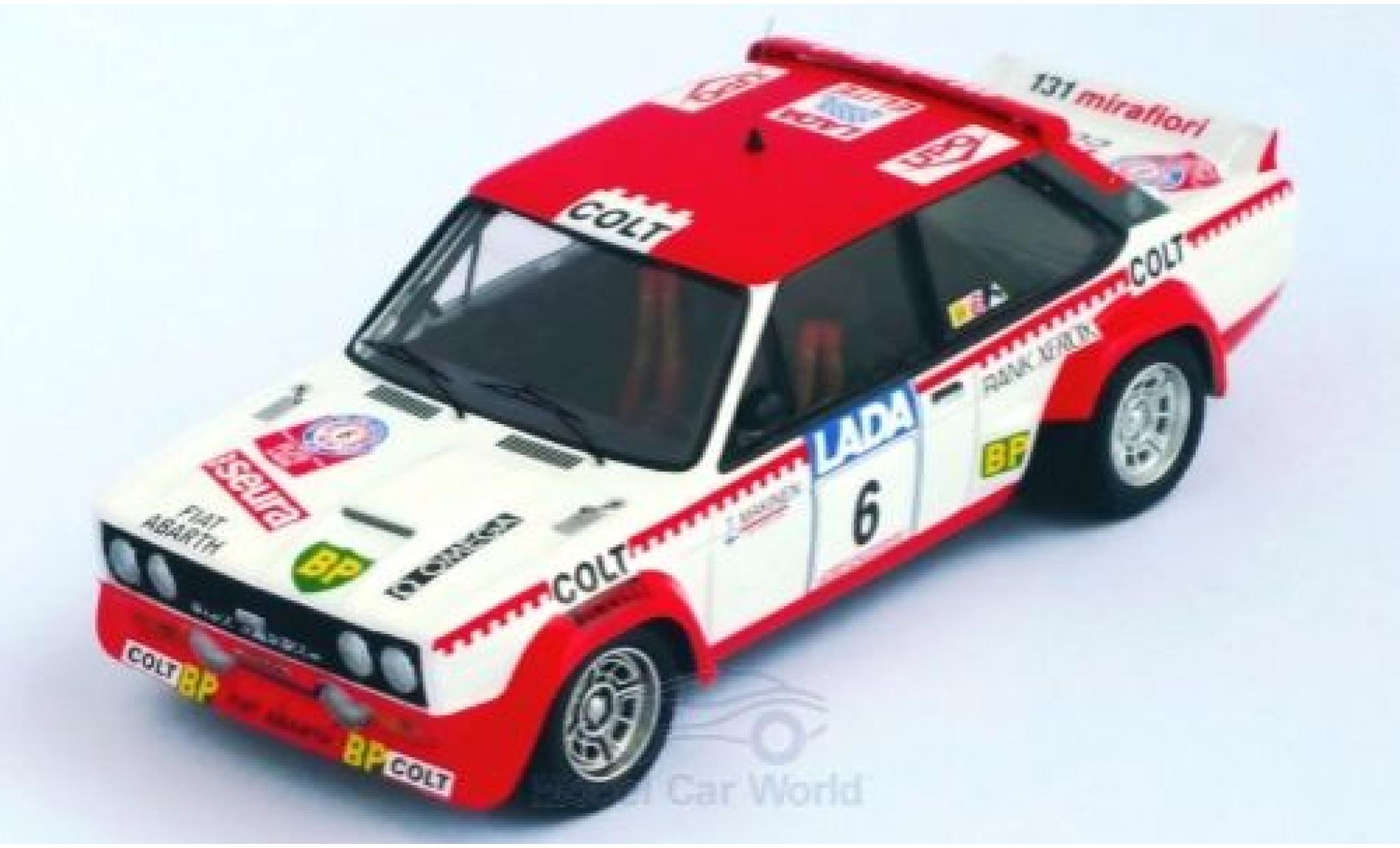 Fiat 131 1/43 Trofeu Abarth No.6 Colt Rally WM 1000 Lakes Rally 1977 T.Makinen/H.Liddon diecast model cars