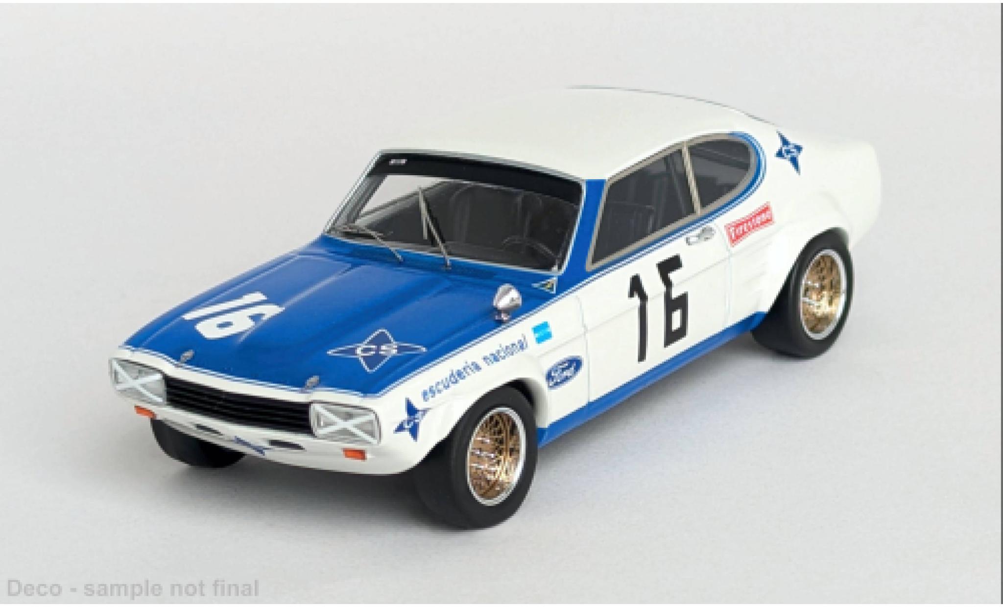Ford Capri 1/43 Trofeu 2300 GT Vila Real 1971 #16 1:43 diecast model cars