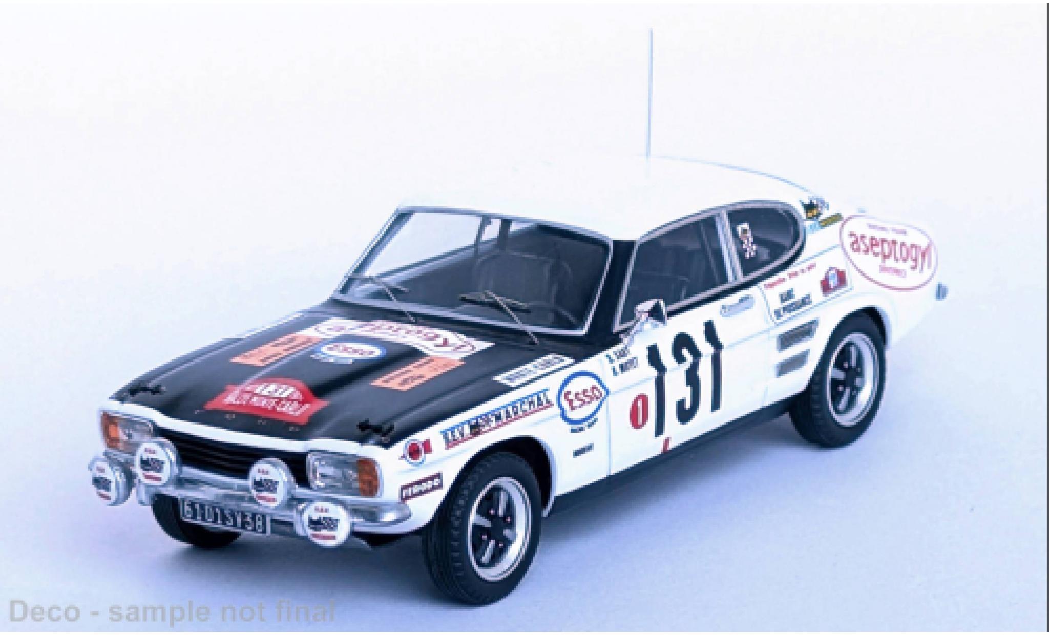 Ford Capri 1/43 Trofeu 2300 Rally Monte Carlo 1971 #131 1:43 diecast model cars