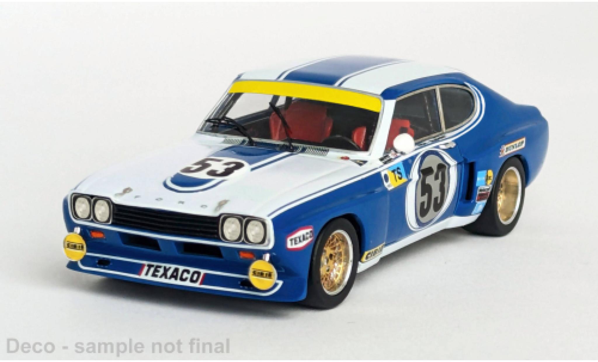 Ford Capri 1/43 Trofeu 2600 LV 24h Le Mans 1973 #53 1:43 diecast model cars