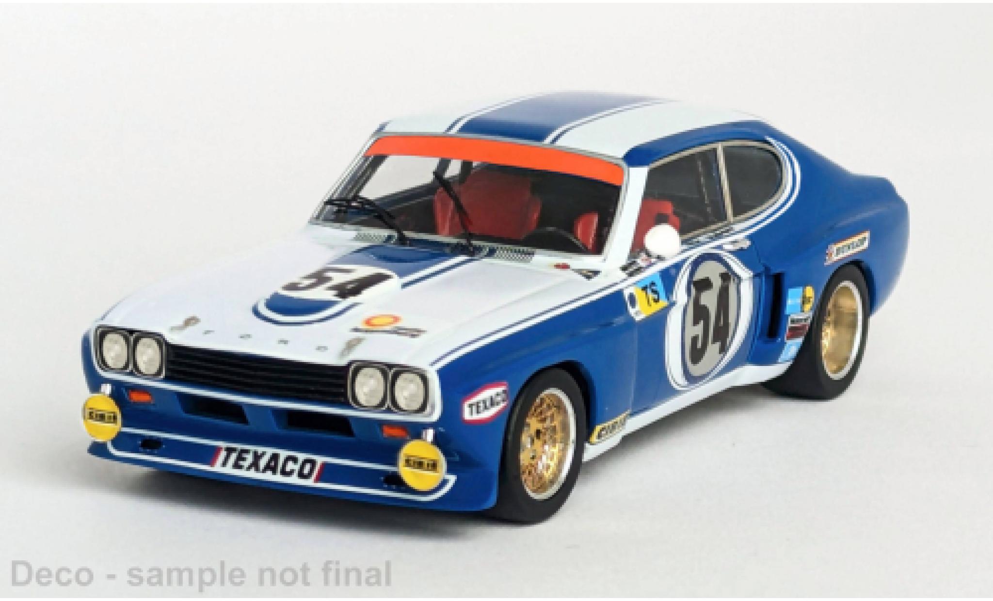 Ford Capri 1/43 Trofeu 2600 LV 24h Le Mans 1973 #54 1:43 diecast model cars